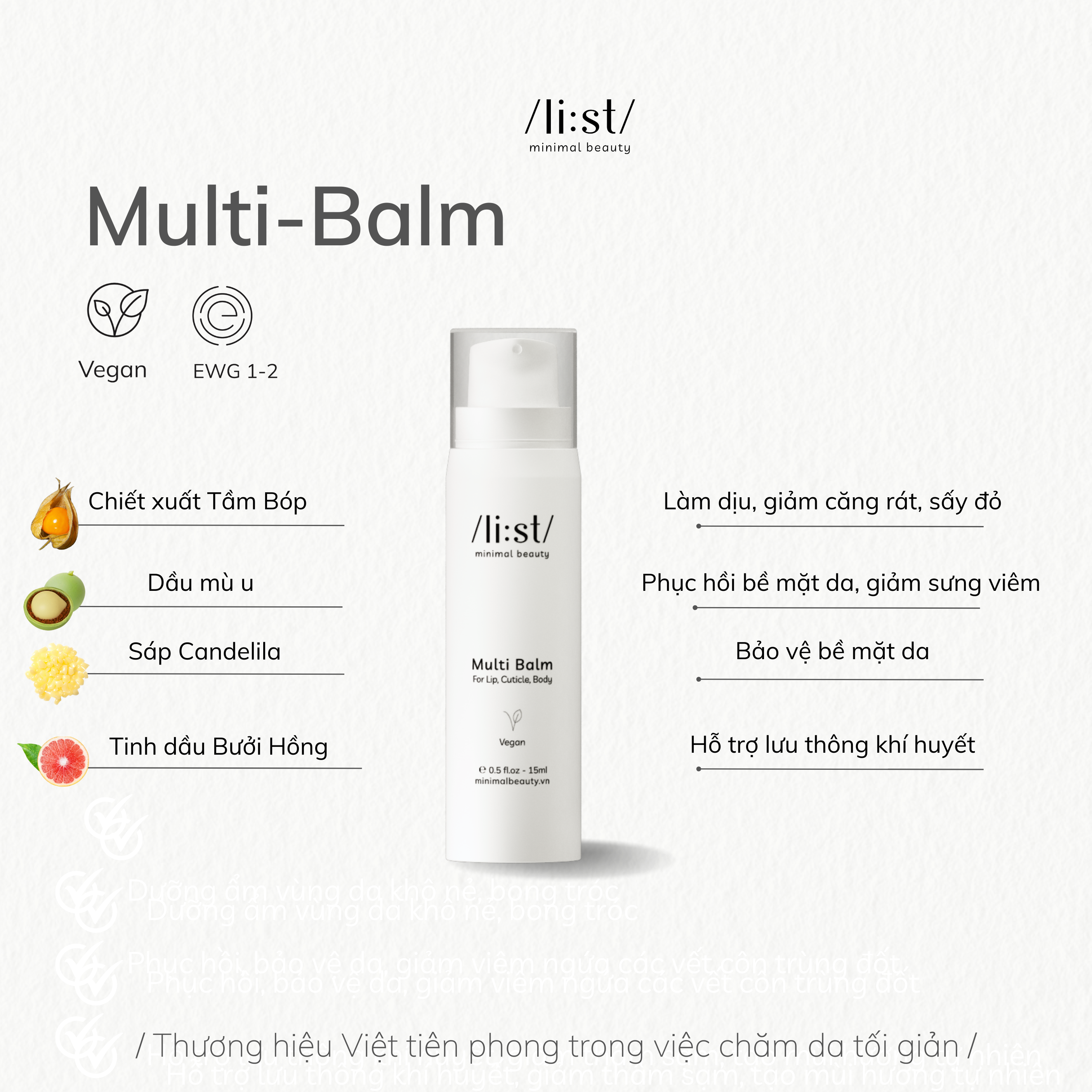 Sáp Nẻ Đa Năng Li:st Dưỡng Ẩm Sâu Cho Làn Da Khô Nẻ, Dưỡng Môi, Làm Dịu và Giảm Ngứa Các Nốt Do Côn Trùng Cắn Multi-Balm 15g_thumbnail_3