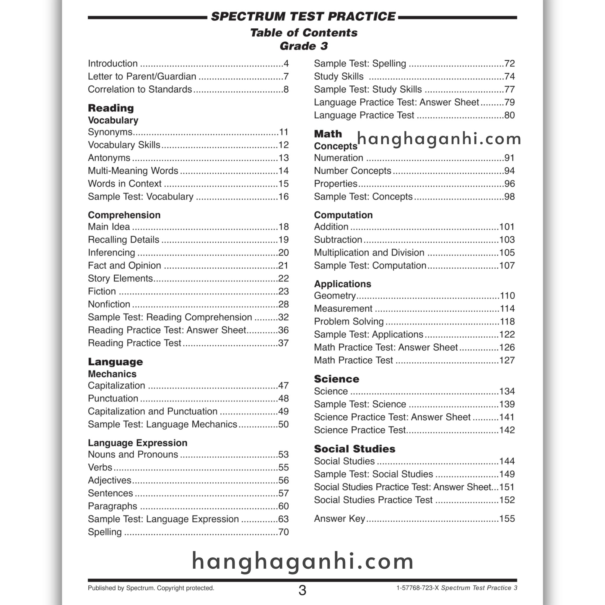 Sách Spectrum Test Practice Workbook Grade 3 ĐEN TRẮNG_thumbnail_2