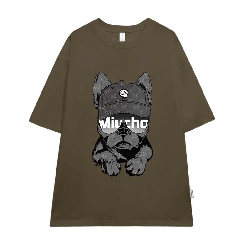 Áo phông nam boy phố form rộng nhiều màu ATD1071 Miucho Man tay ngắn cổ tròn in mix_thumbnail_17