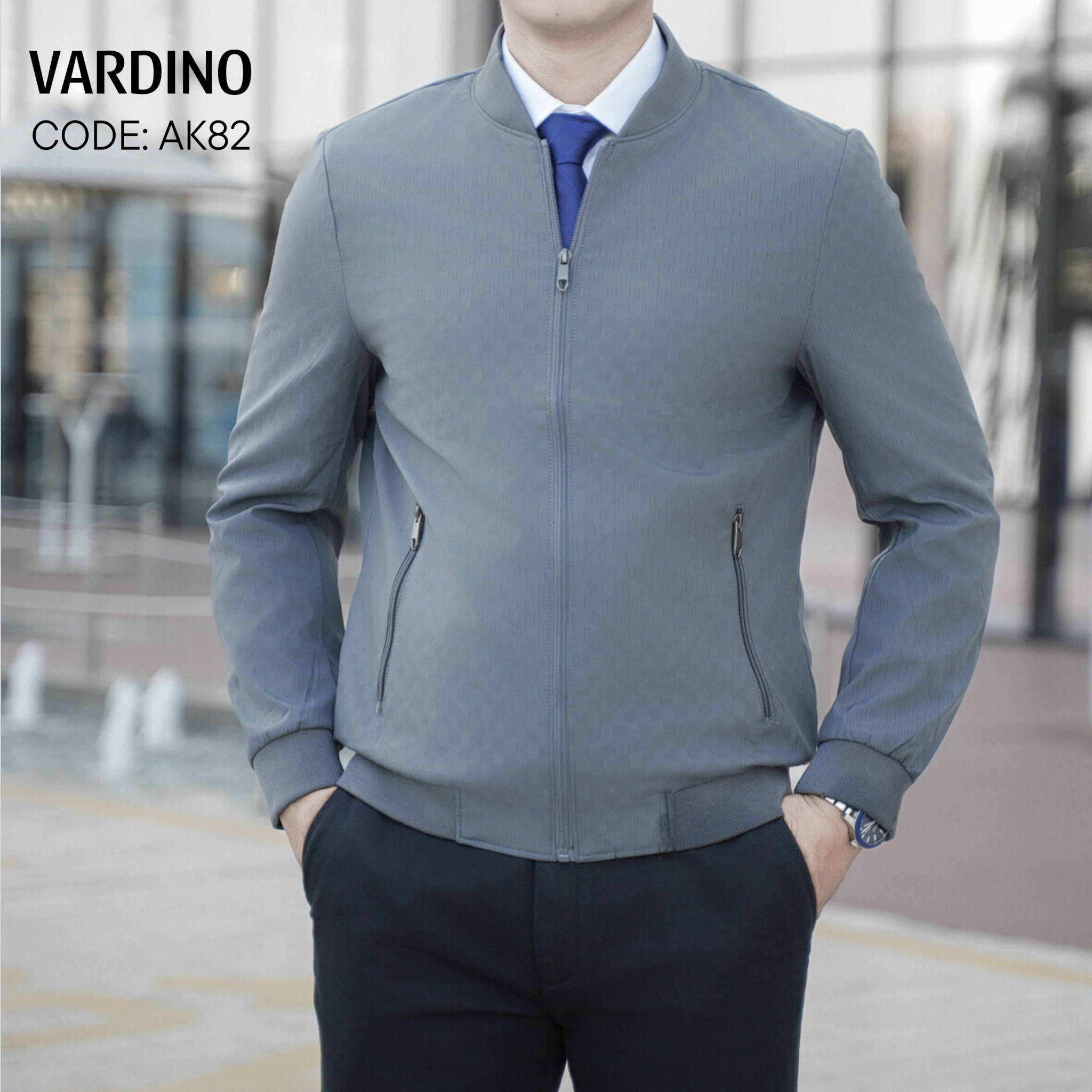 Áo khoác nam bomber Vardino AK82