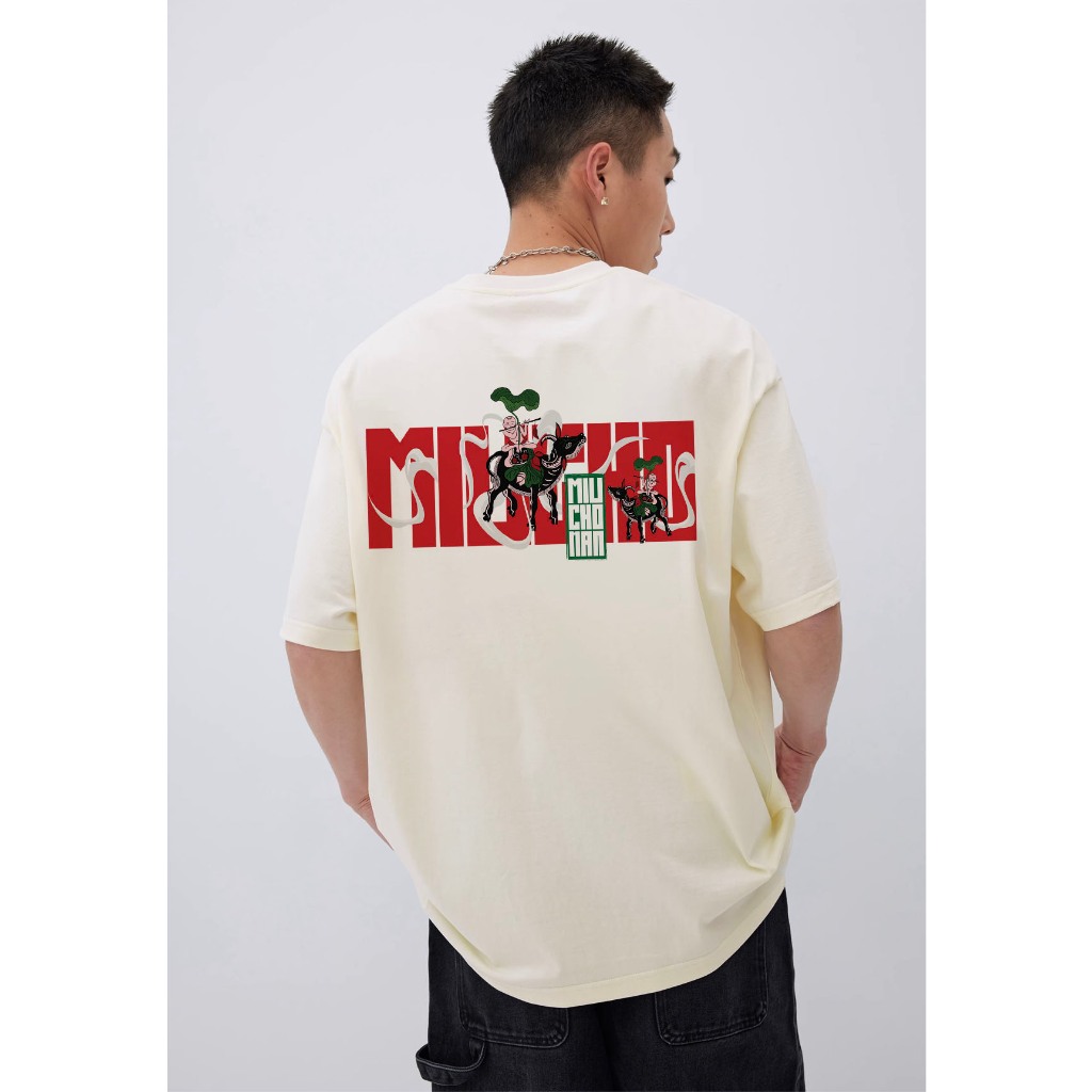 Áo thun nam form rộng 12 con giáp tuổi Sửu ( tuổi trâu) ATD439 Miucho Man cotton cổ tròn ingraphic_thumbnail_2