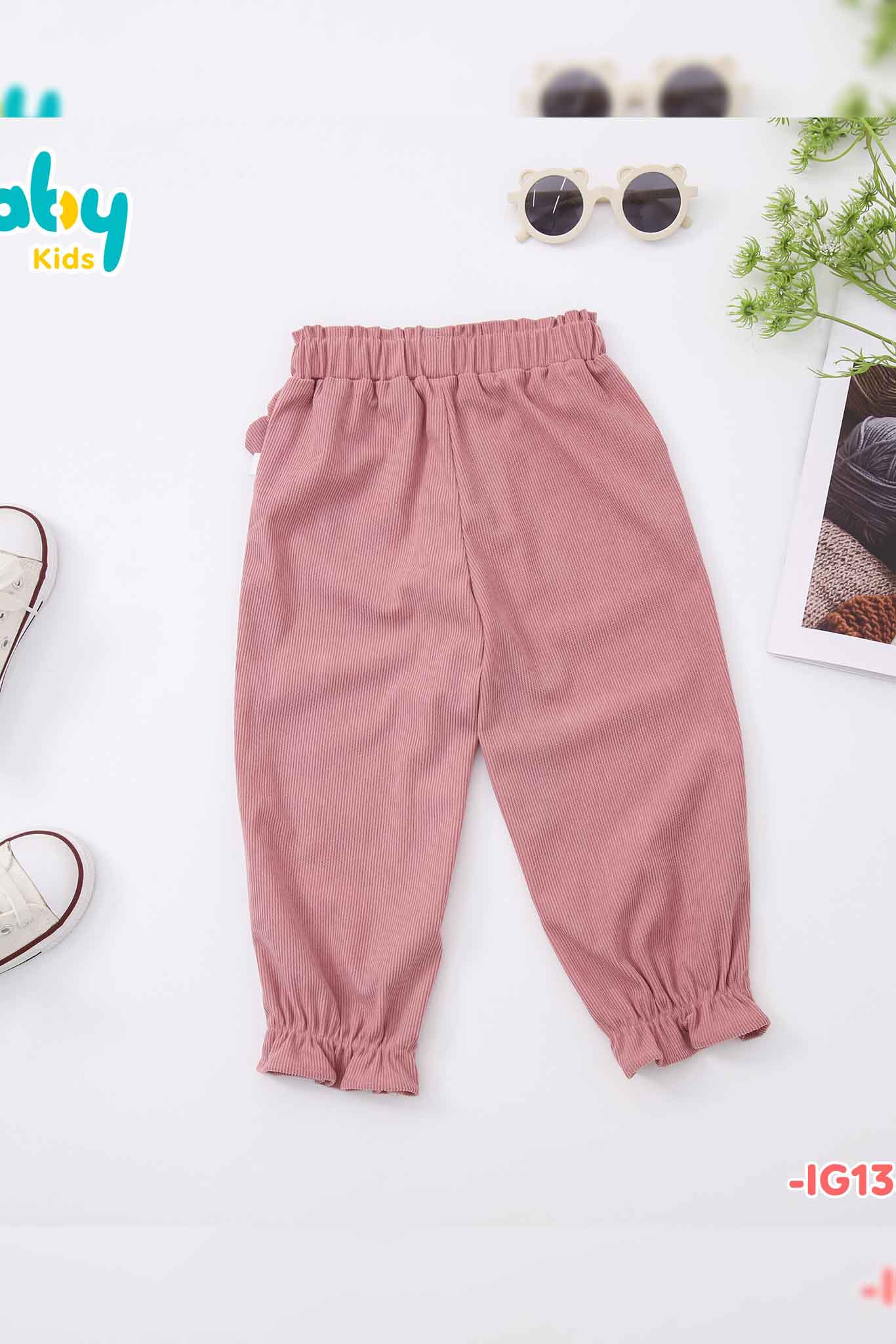 Quần nhung phối túi tai thỏ_thumbnail_2