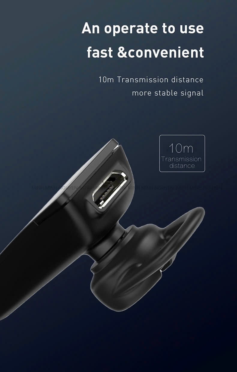 Tai nghe Bluetooth Trắng Recci - REP-W19-WHITE_thumbnail_4