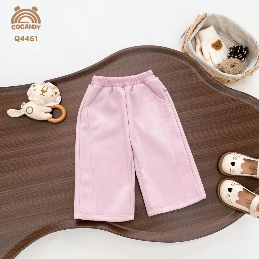 Quần dài nỉ HỒNG nẹp chéo_thumbnail_2