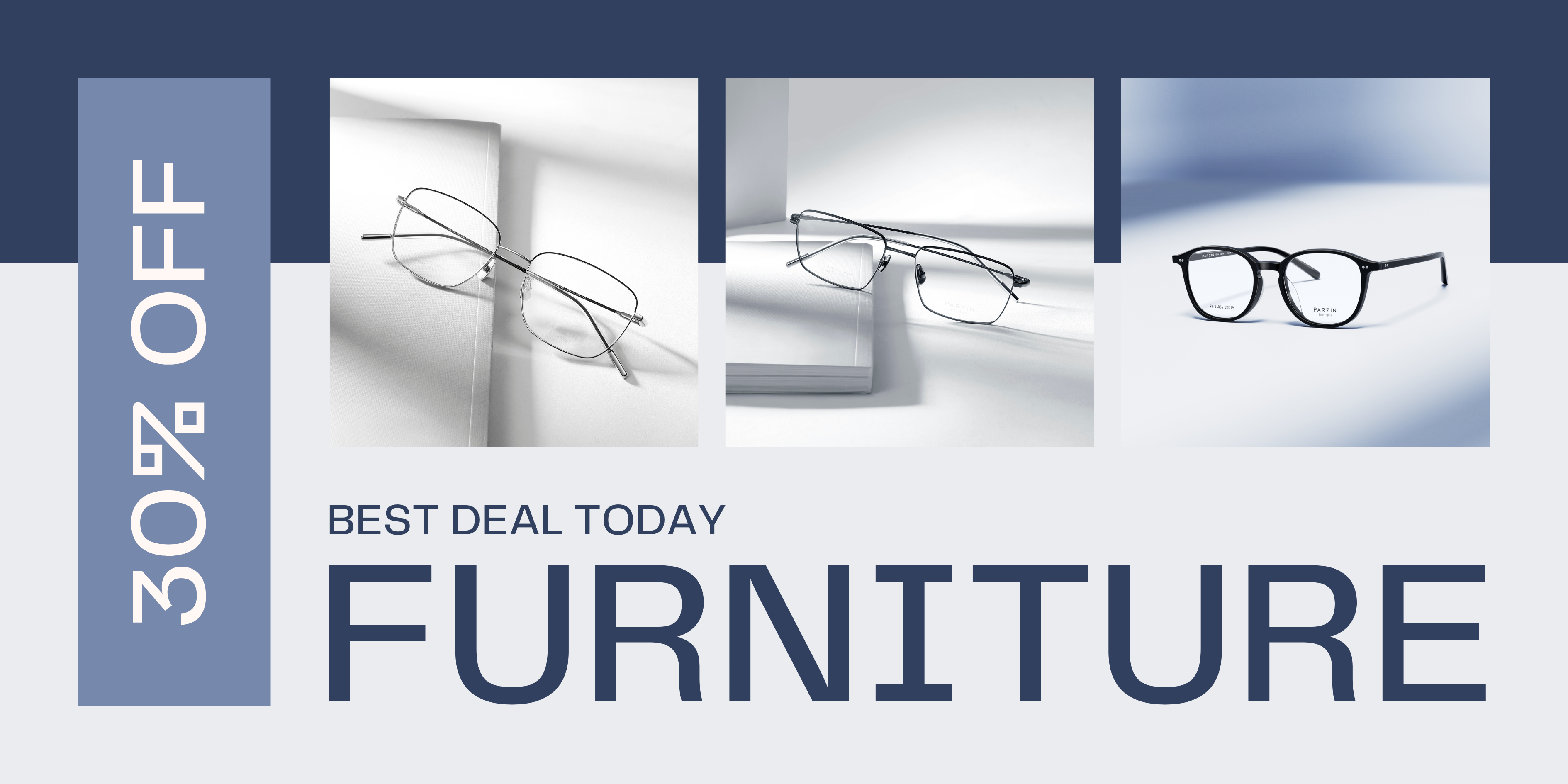 Beige and Brown Modern Minimalist Furniture Sale Banner