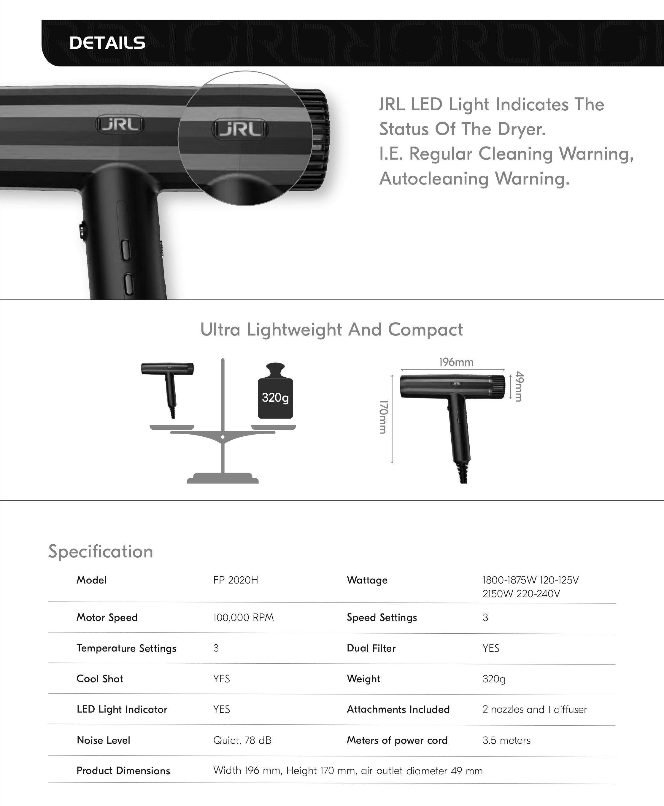Máy sấy tóc JRL Forte Pro Dryer_thumbnail_4
