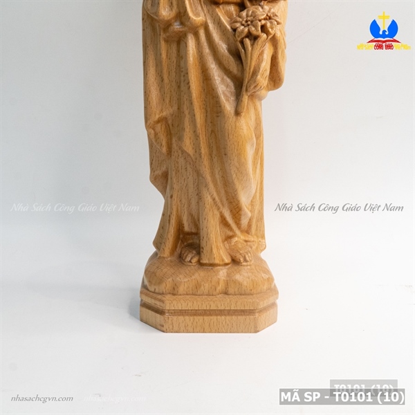 Tượng Thánh Giuse 30cm gỗ beech ✔_thumbnail_2
