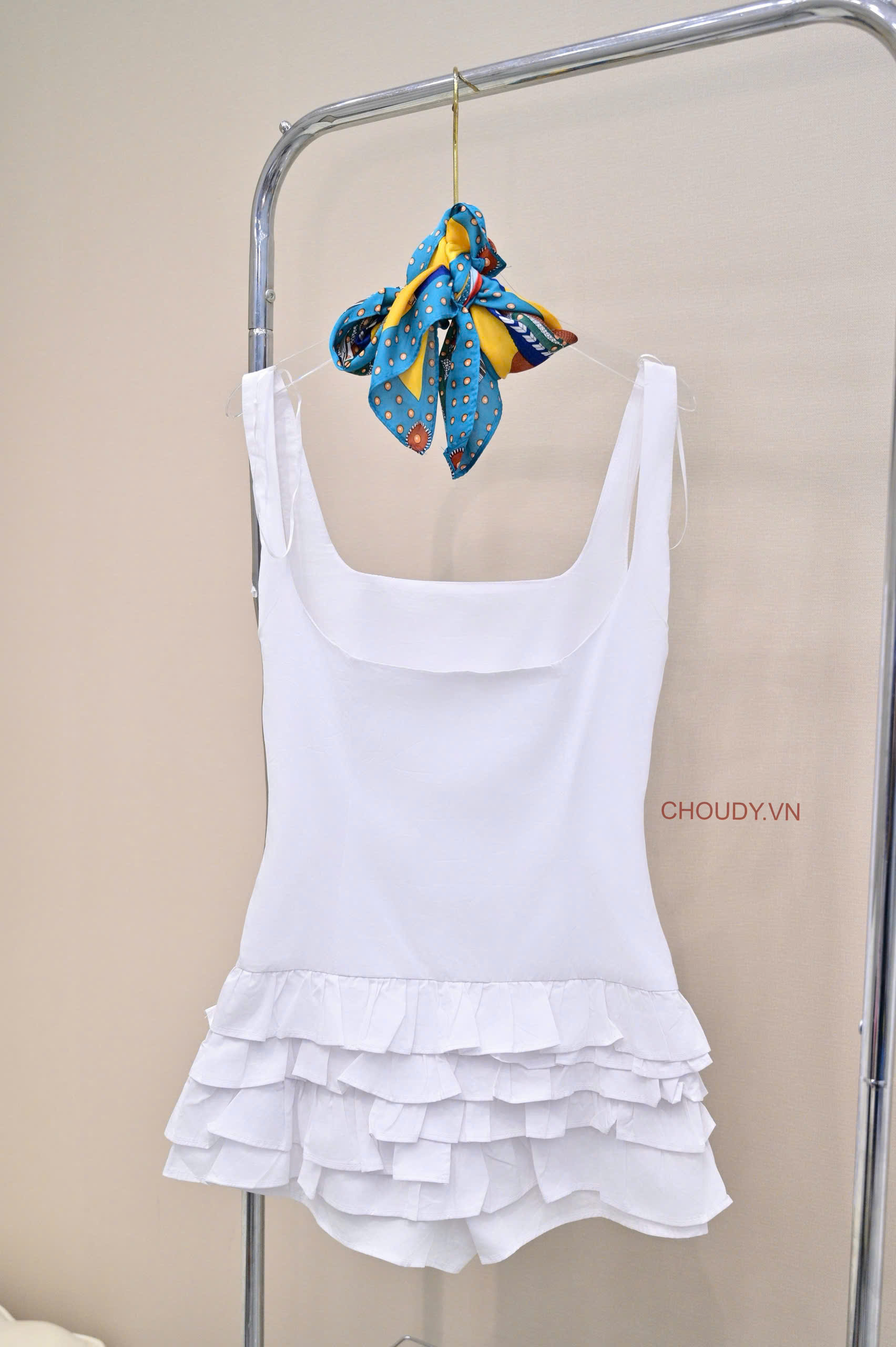 SALE D547 ĐẦM 2 DÂY TRẮNG_thumbnail_9