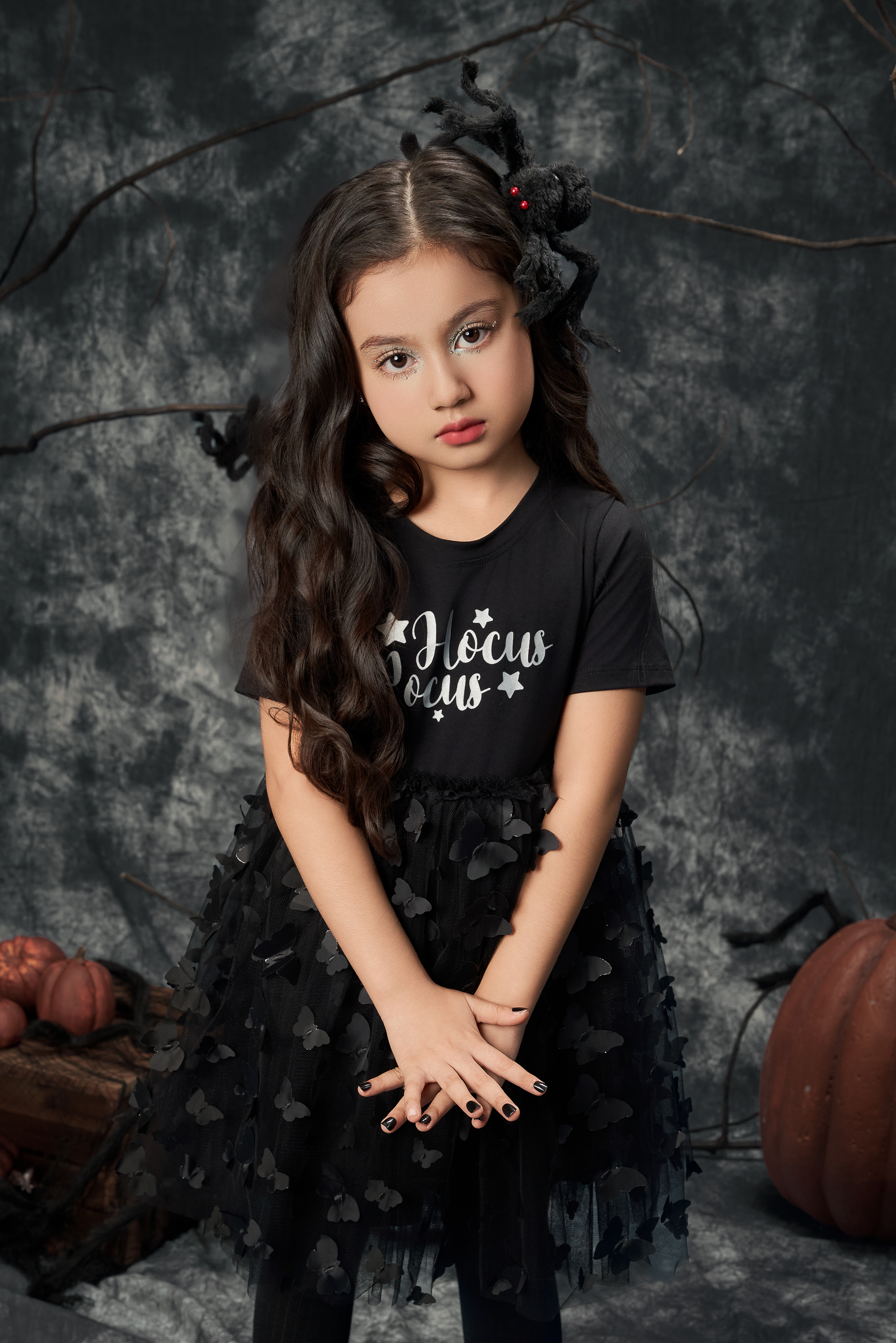 Váy thun cộc tay phối tutu bướm