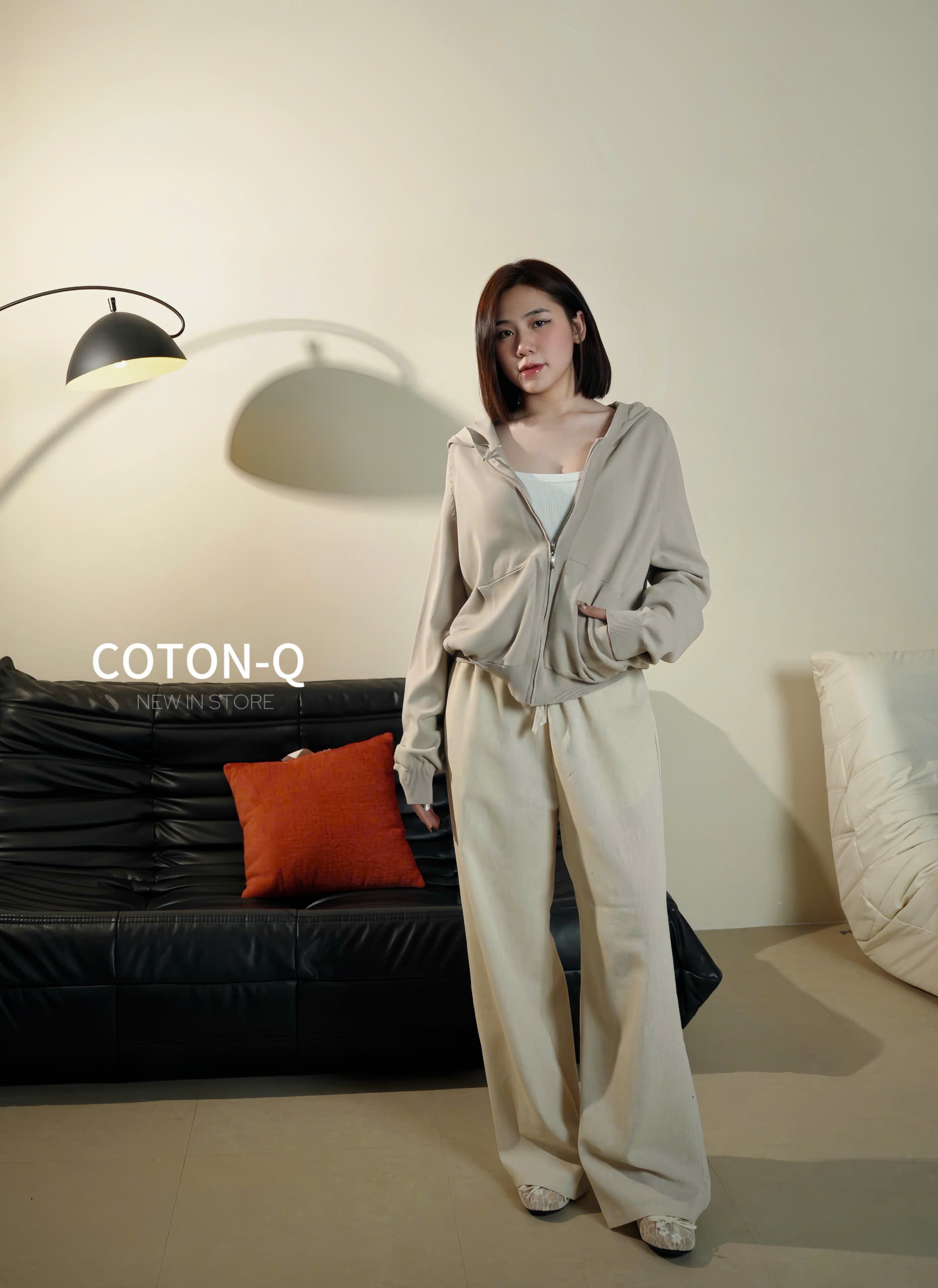 Áo khoác Cotton-Q ( ĐEN )_thumbnail_3