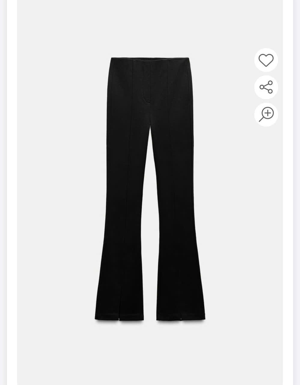 HQ353 - Quần ống loe đen xịn