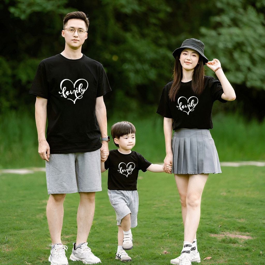 Áo thun gia đình in chữ Family  - LOZA GĐ2605_thumbnail_0