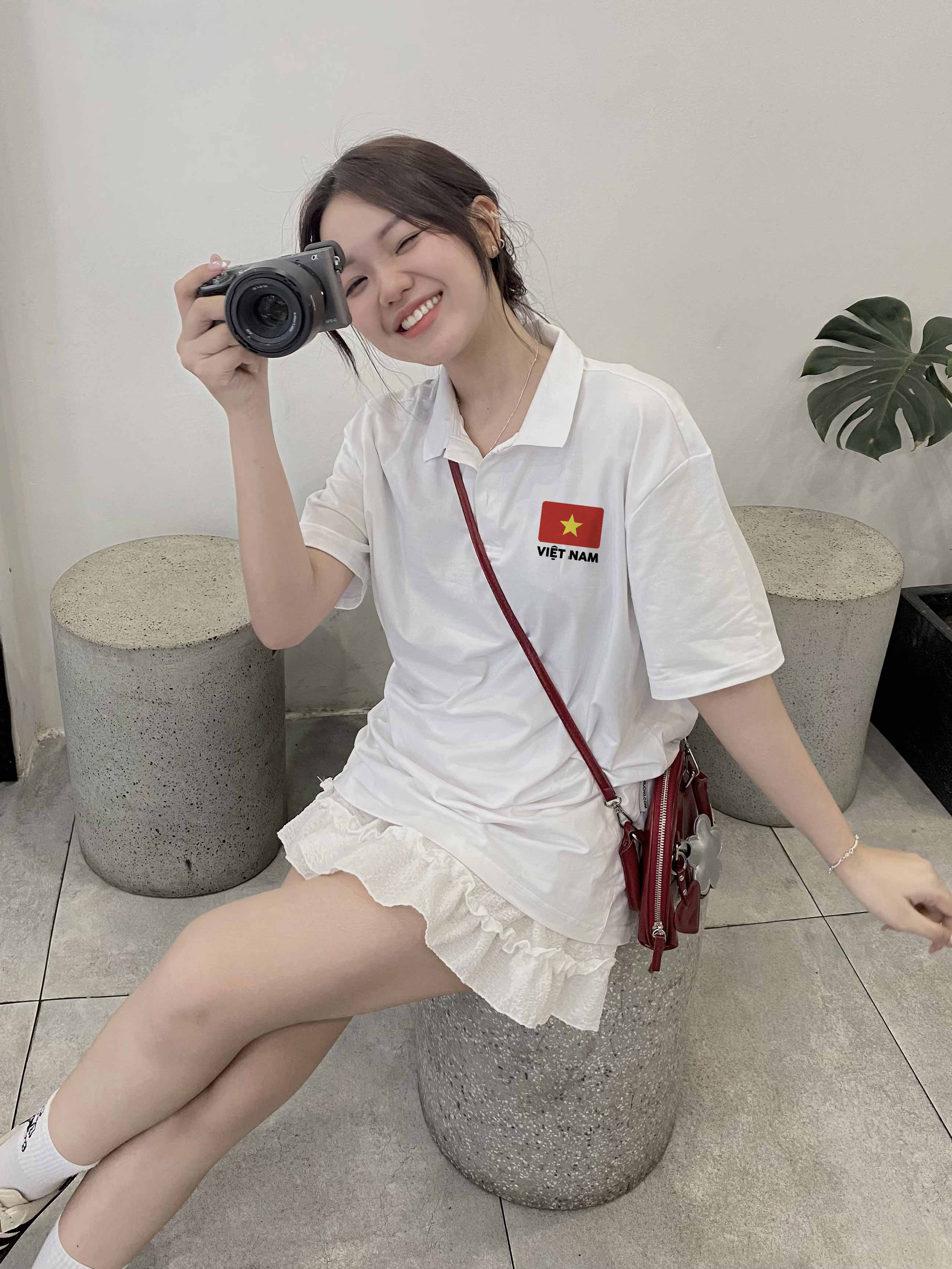 Áo polo nữ form rộng Việt Nam tôi yêu 2114 Miucho vải cotton 4c thoáng mát in mix_thumbnail_2