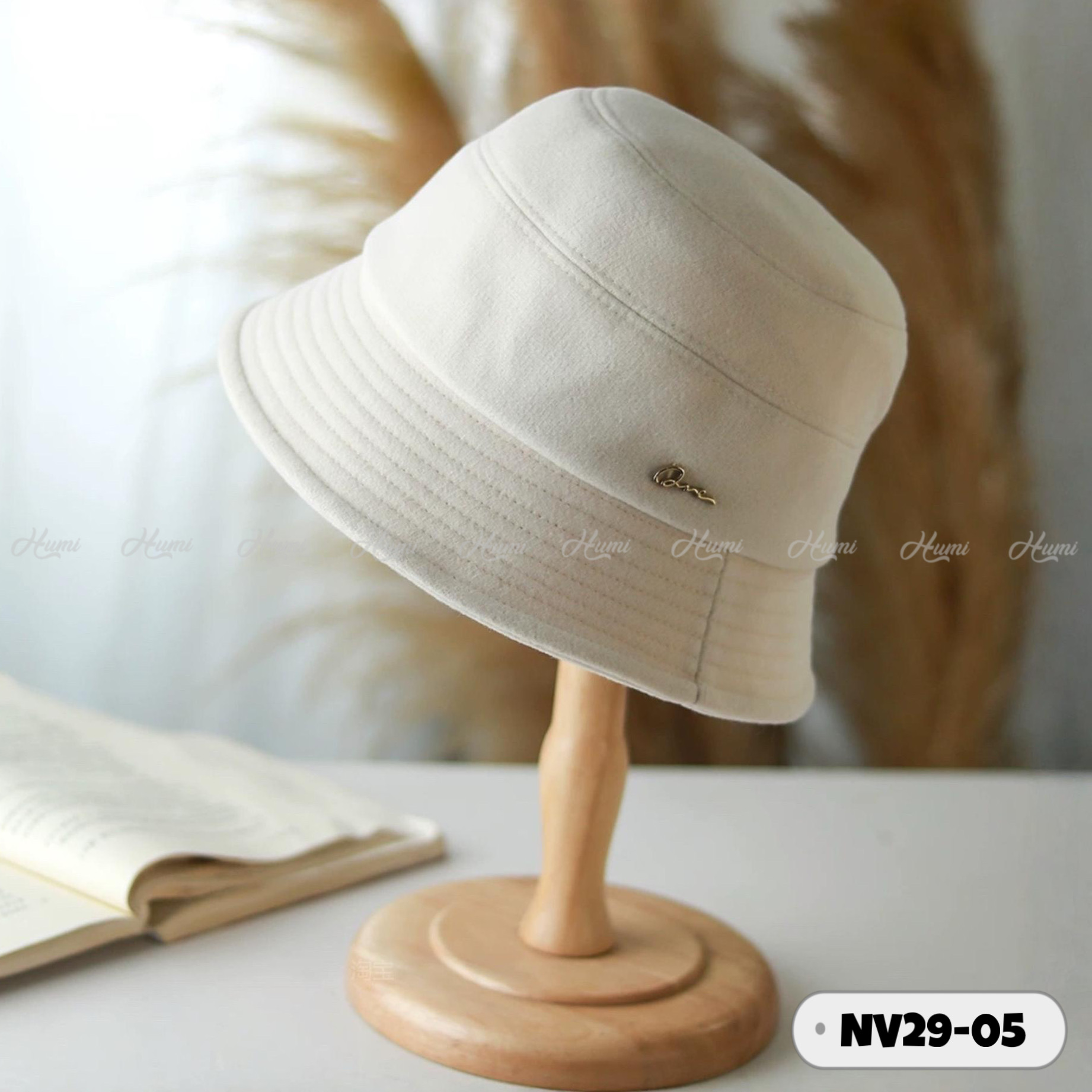 MŨ BUCKET PHONG CÁCH NHẬT (NV29-05 Kem)