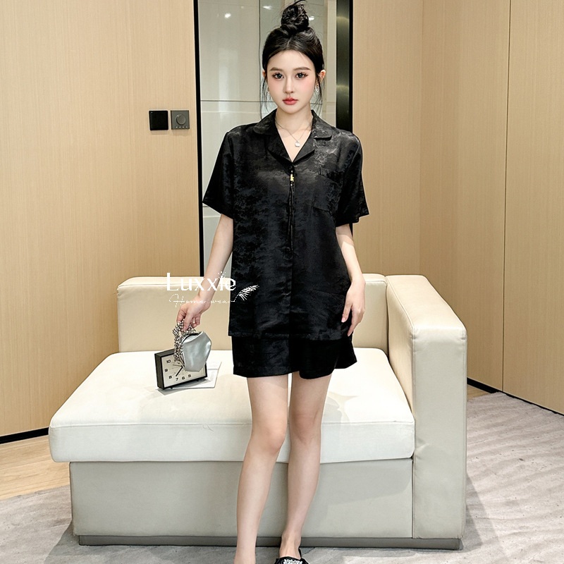 N126C Pijama lụa gấm đeo charm cộc đùi_thumbnail_4