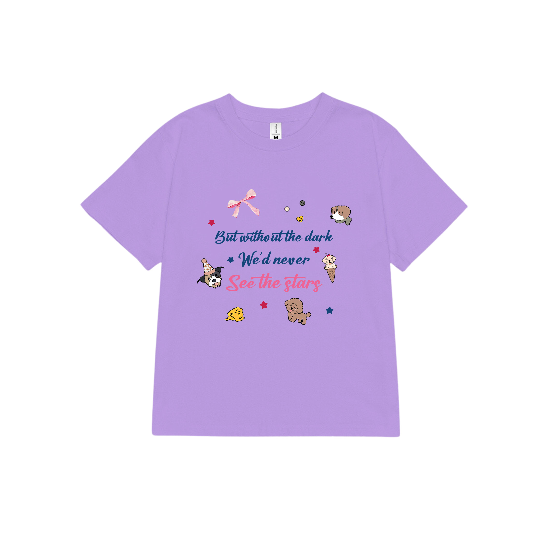 Áo thun baby tee nơ conquette xinh form ôm ABD1313 Miucho tay ngắn cổ tròn hotrend in mix_thumbnail_9