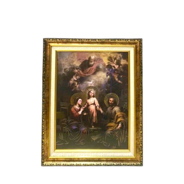 Tranh Gia Đình Thánh Gia cổ 40x50cm giấy Italia cao cấp_thumbnail_3