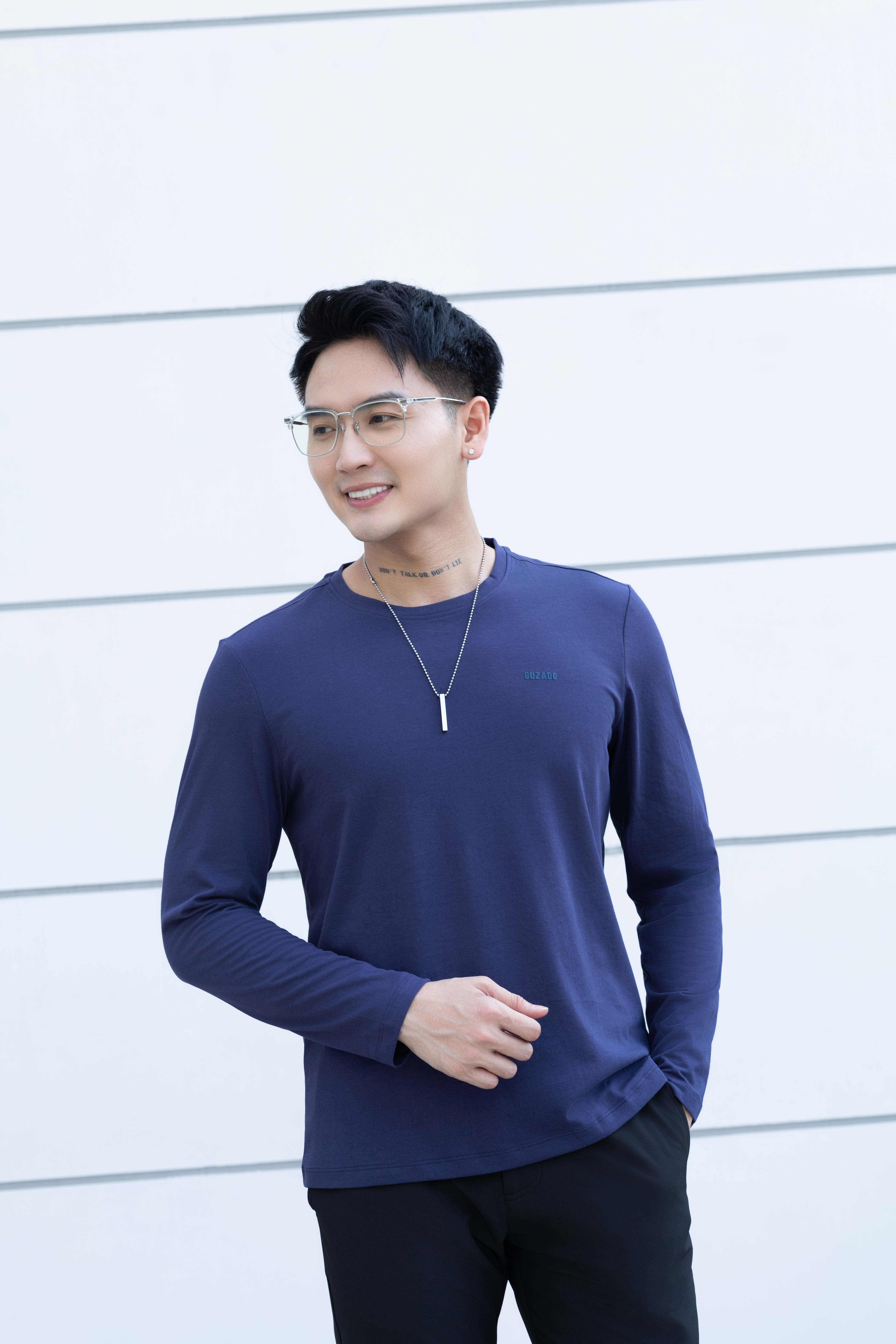 Áo Dài Tay GUZADO Cotton CVC GDT03_thumbnail_15
