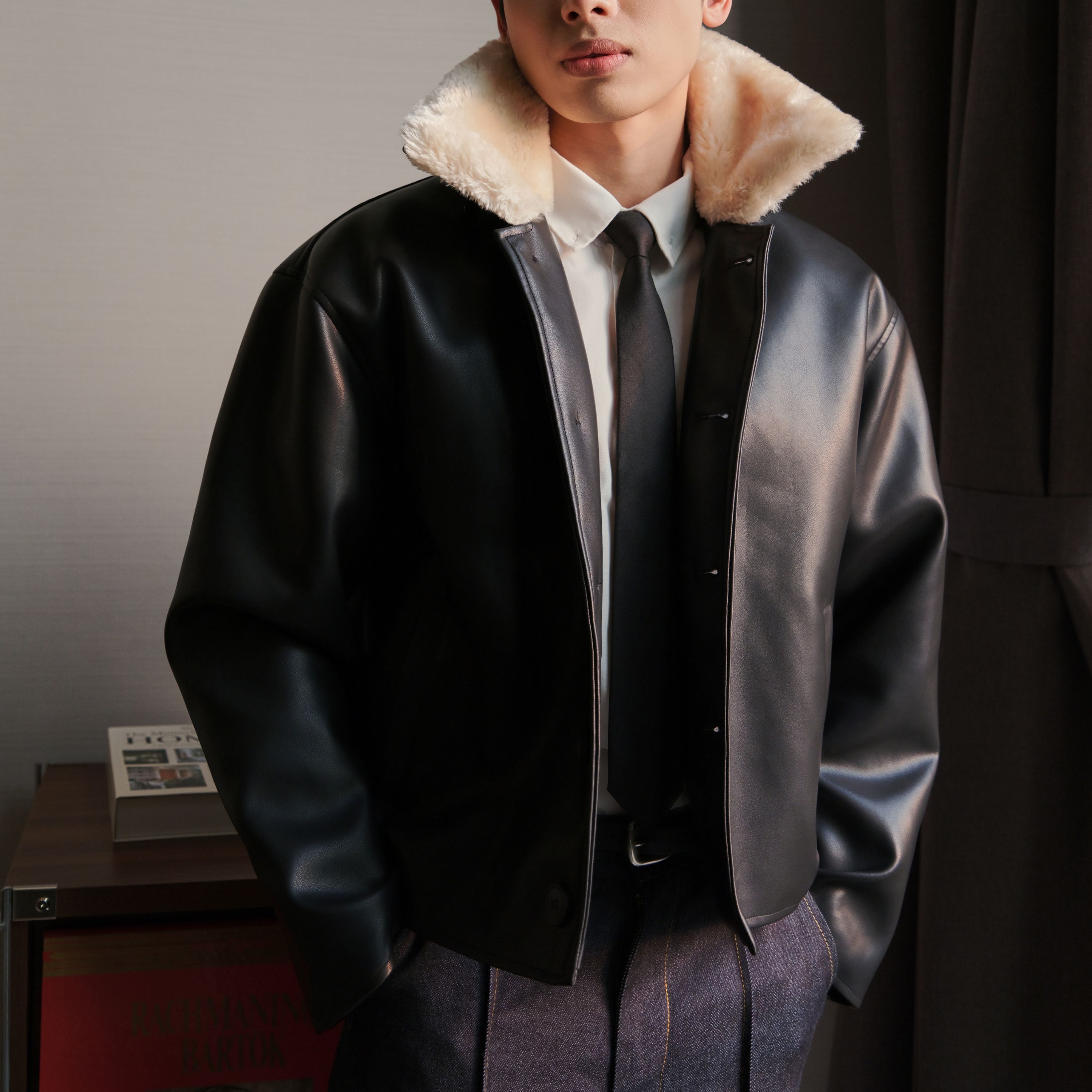 Áo Jacket Sweet Leather Form Regular