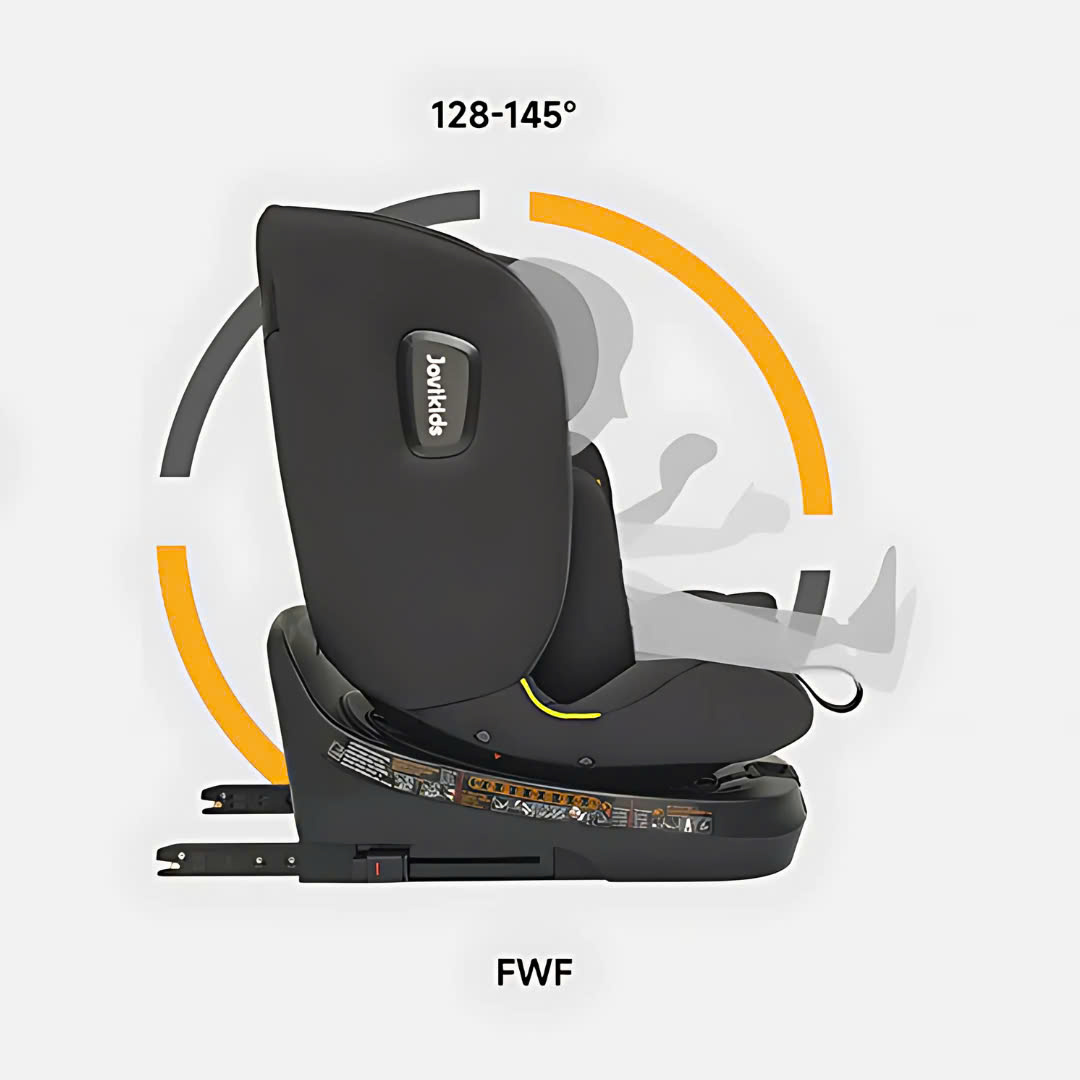Ghế ô tô xoay 360 độ dây đai cố định i-Size Jovikids Ranger TT 40-150cm [NHẬP CODE 