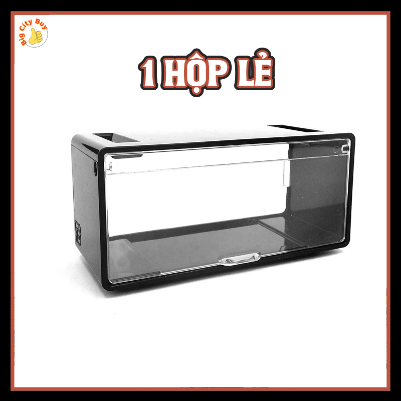 Hộp đựng, trưng bày xe mô hình tỉ lệ 1/64 bằng nhựa acrylic trong suốt 8 ngăn chứa xe_thumbnail_1