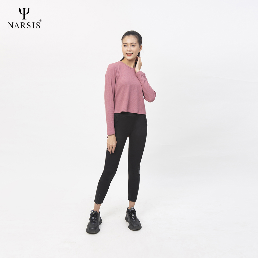 ÁO THU ĐÔNG NỮ L0032 NARSIS VẢI LEN COTTON ẤM ÁP, THOÁNG MÁT, GIỮ ẤM TỐT, MỀM MẠI_thumbnail_0