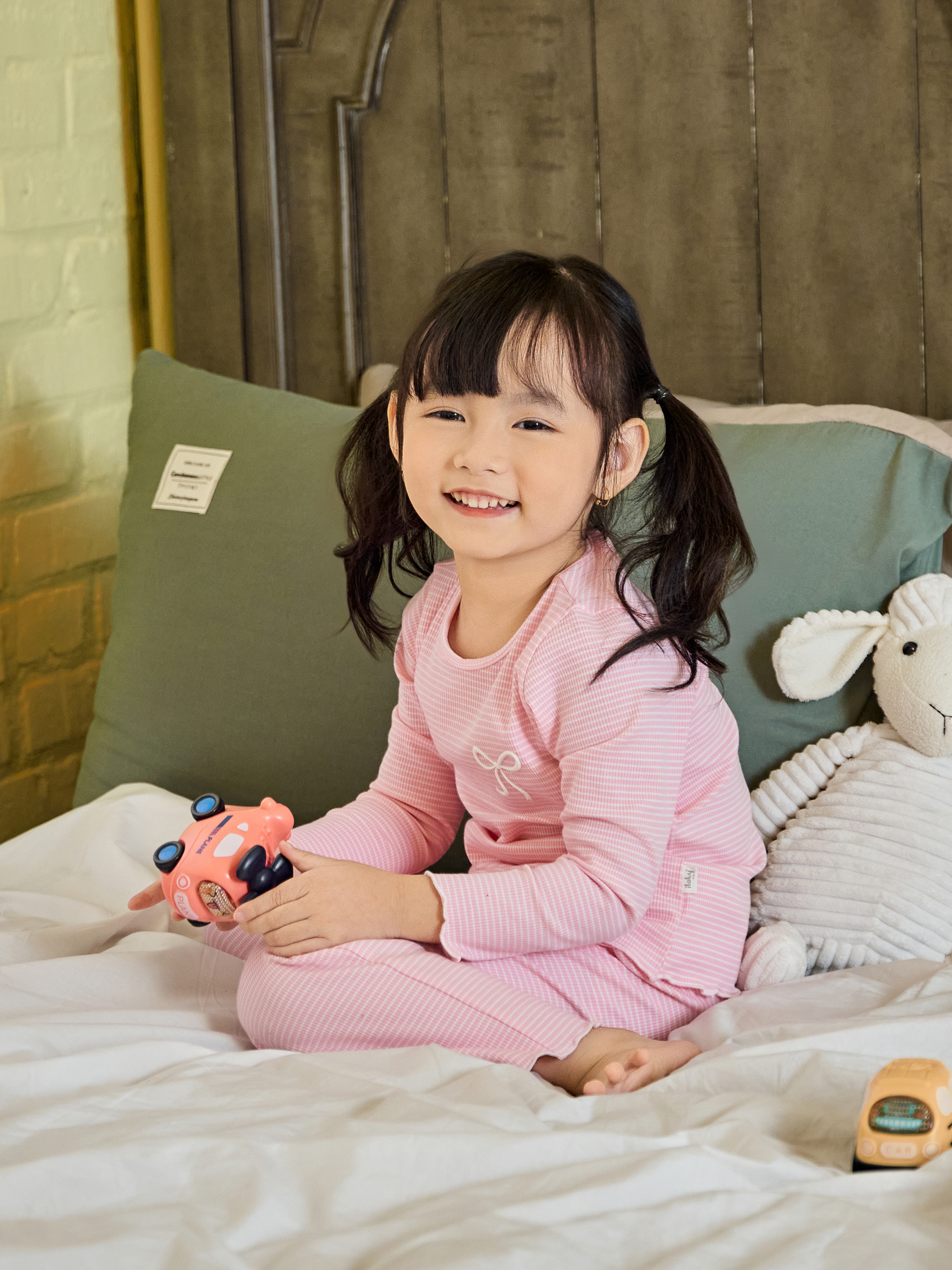 Bộ thun tăm họa tiết kẻ sọc cuốn bèo gấu_thumbnail_1