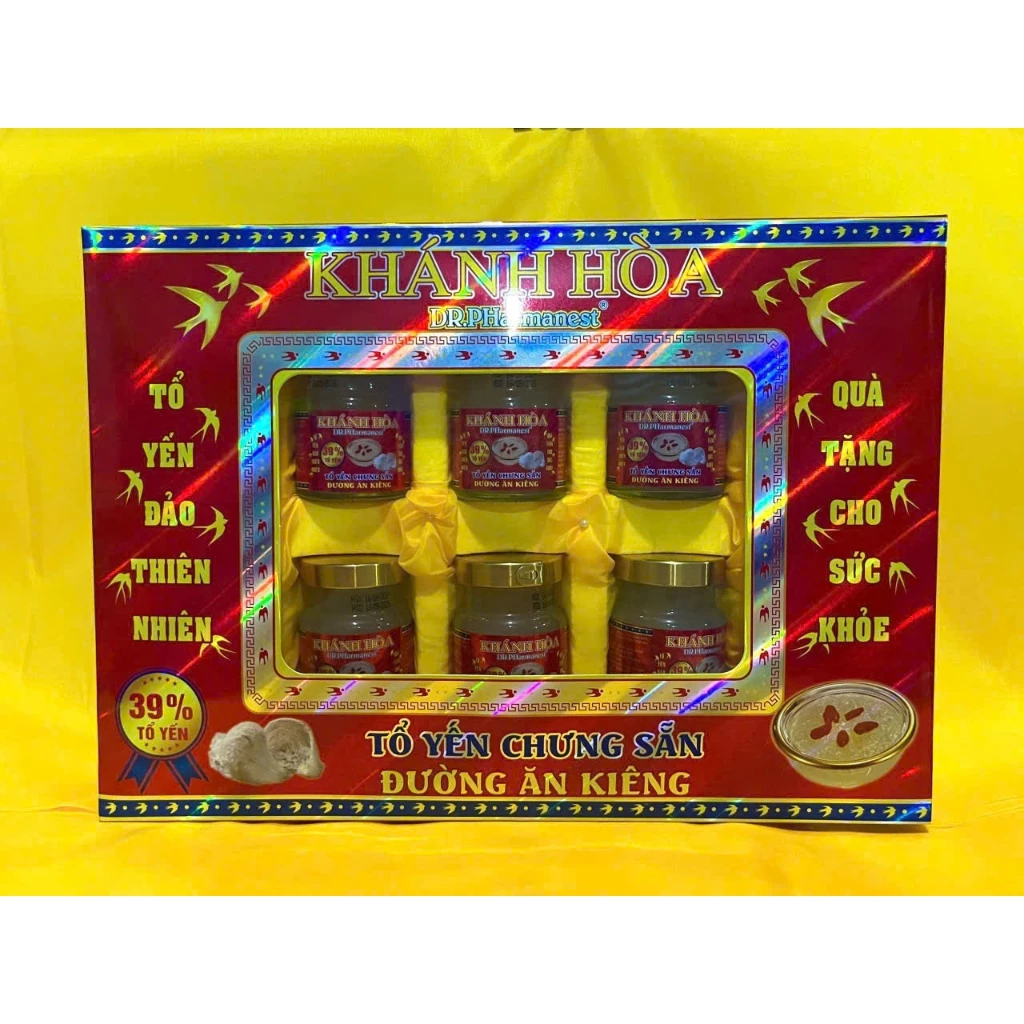 Yến Sào Sanvinest H/6 hủ đỏ