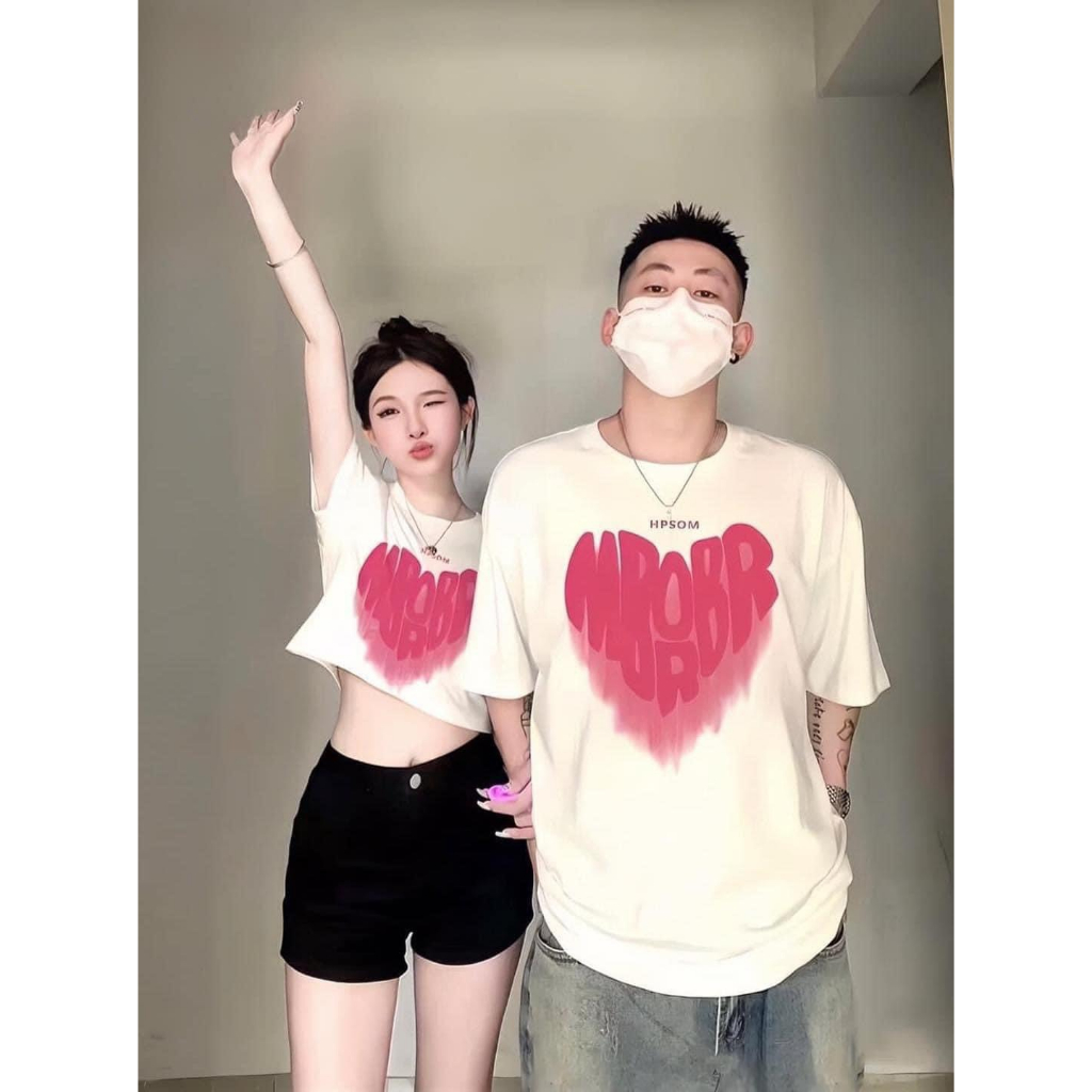 Áo đôi in hình kute - Áo thun nam nữ Loza G0064_thumbnail_1