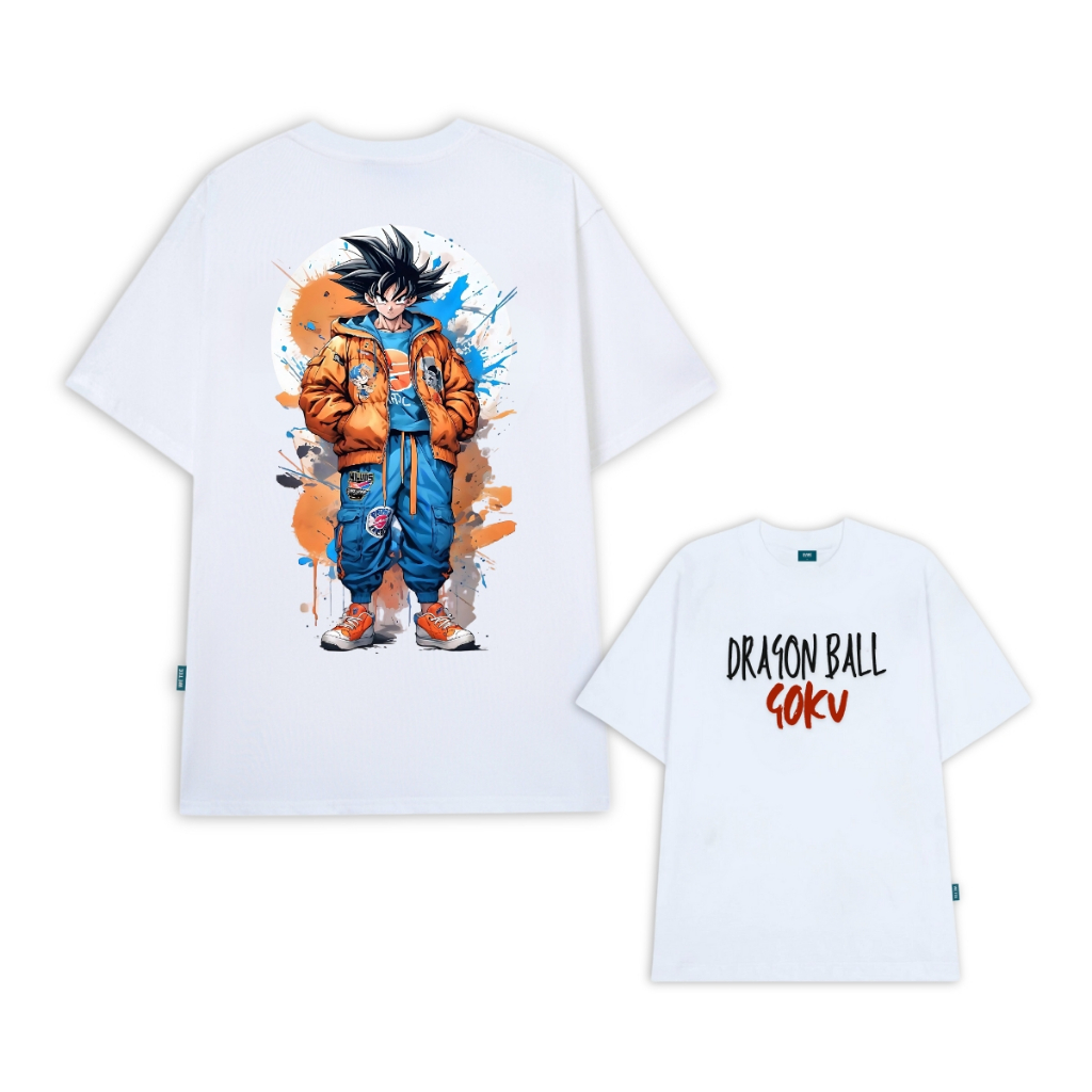 Áo thun nam local brand 𝐖𝐞 𝐓𝐞𝐞 Dragon Ball Goku dáng oversize form rộng - T023_thumbnail_6