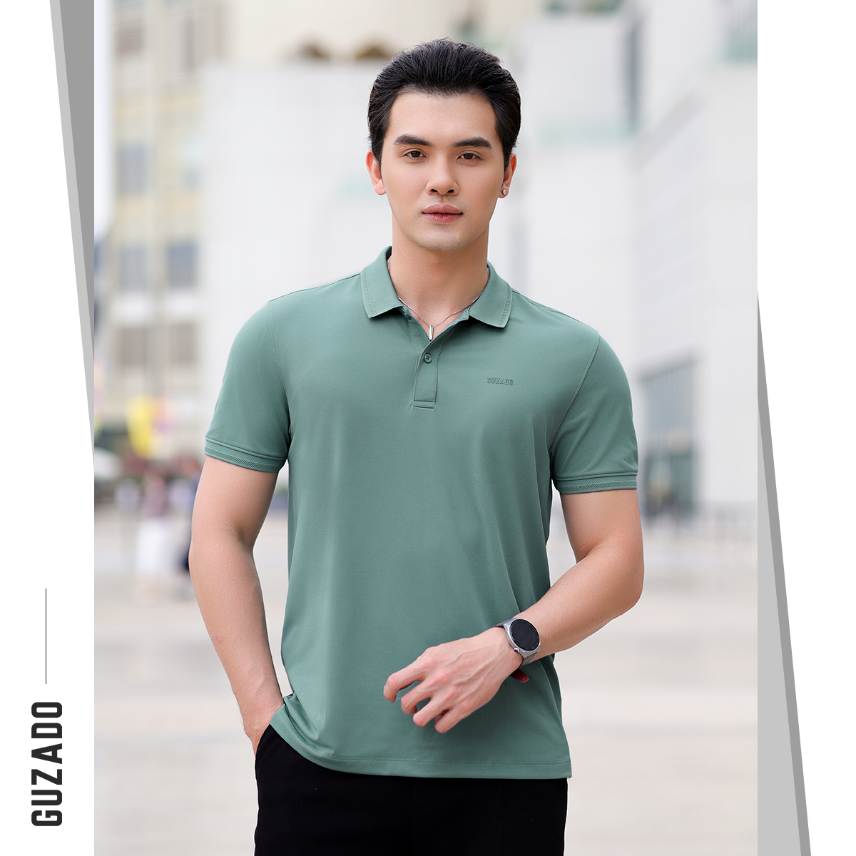 Áo Polo Nam Guzado Chất Vải Coolmax (6 Màu) GPS203 Áo Polo Nam Guzado Chất Vải Coolmax (6 Màu) GPS203