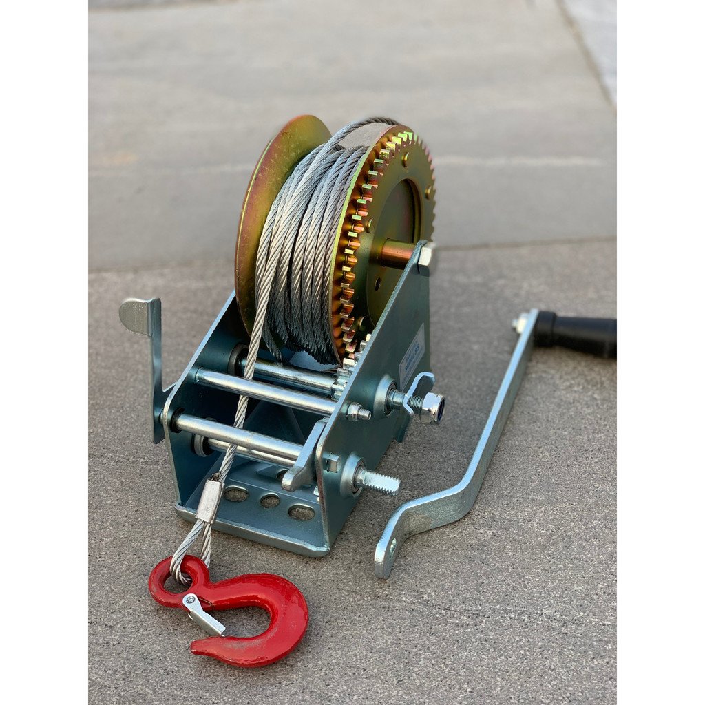 Tời Quay Tay 3000LBS Trọng Tải 1360kg Cáp Dài 20m_thumbnail_2