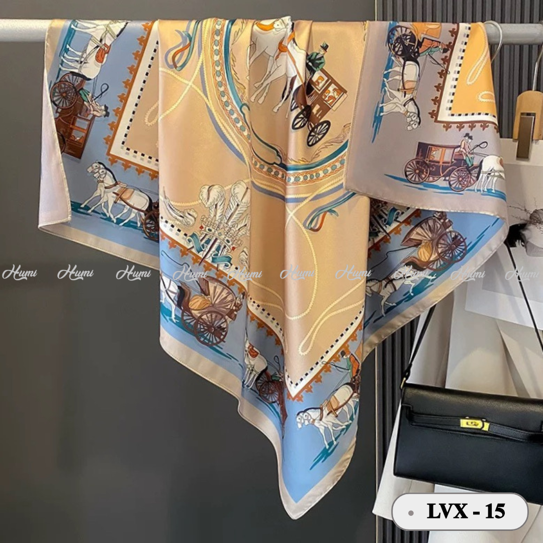 KHĂN LỤA VUÔNG 2 MẶT 90X90CM (LVX-15)