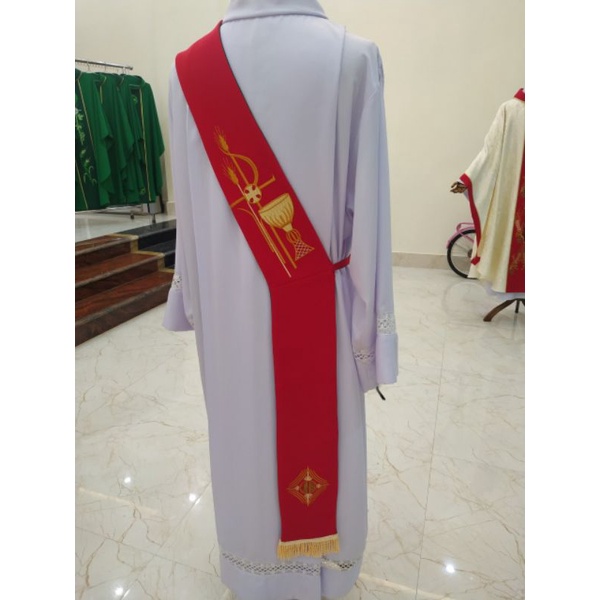 Áo alba - Áo lễ Linh mục, phó tế - Quà tặng Công Giáo NS214_thumbnail_7