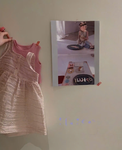 A6 - Áo yếm thô hồng nhạt hãng iLuico