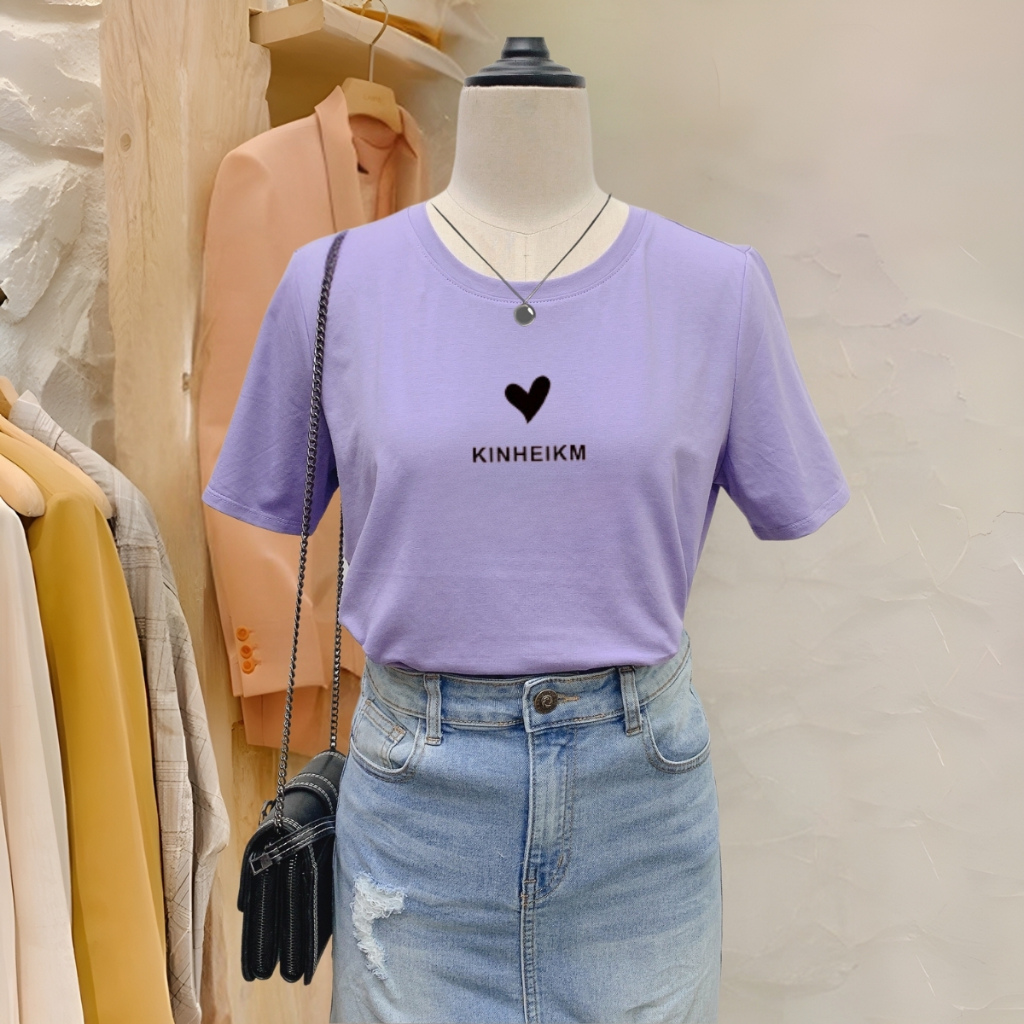 [Form Vừa] Áo phông nữ dáng vừa chất liệu 95% cotton - LOZA G0155_thumbnail_0