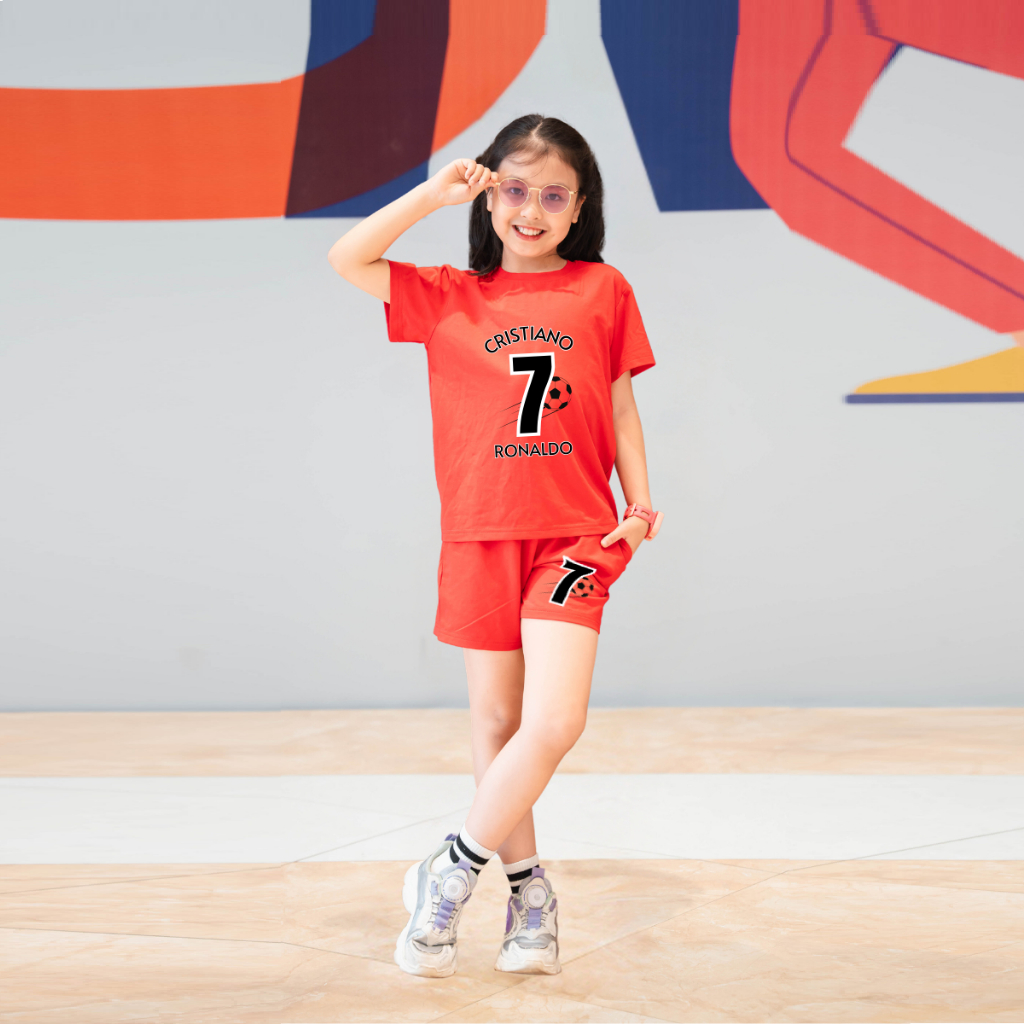 Đồ bộ bé gái in số 7-  Loza Kids SB96_thumbnail_2