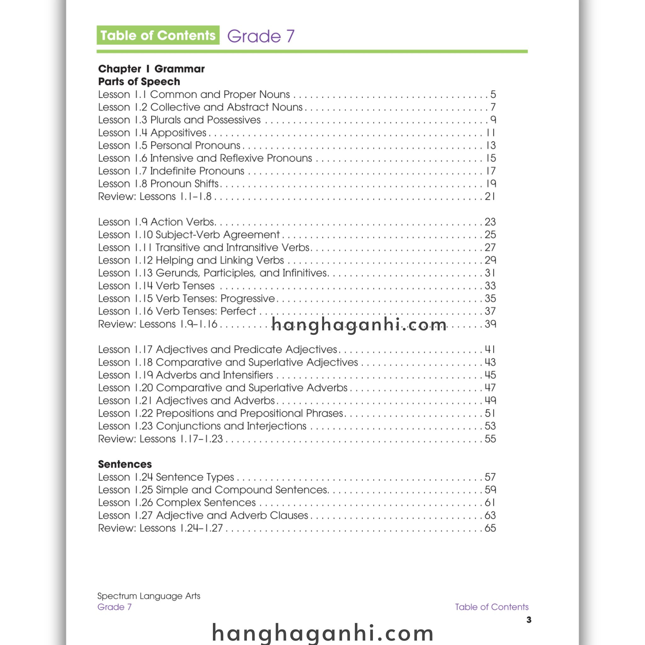 Sách Spectrum Language Arts Workbook Grade 7_thumbnail_4
