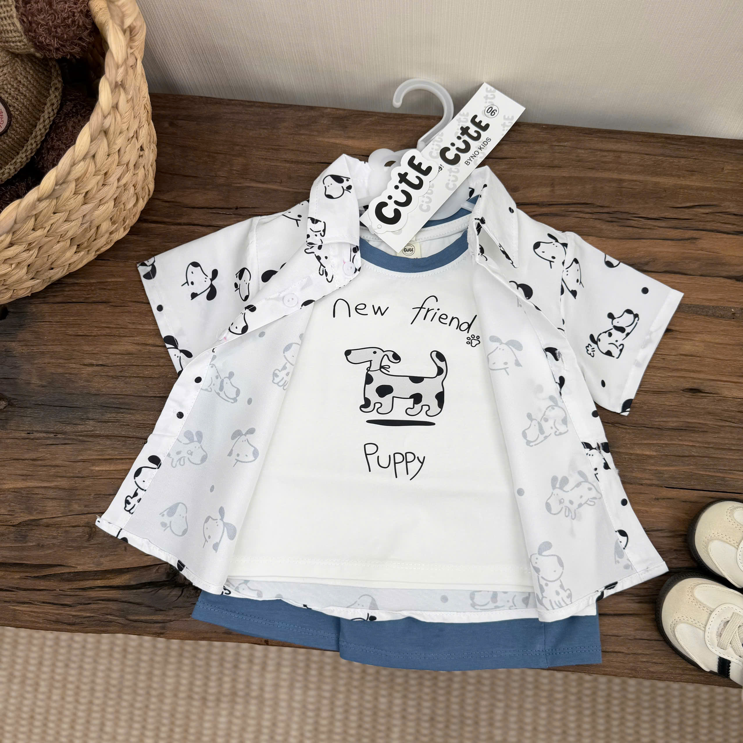 D33 SET 3 CT CỘC CHÓ PUPPY FULL ÁO- A111.118