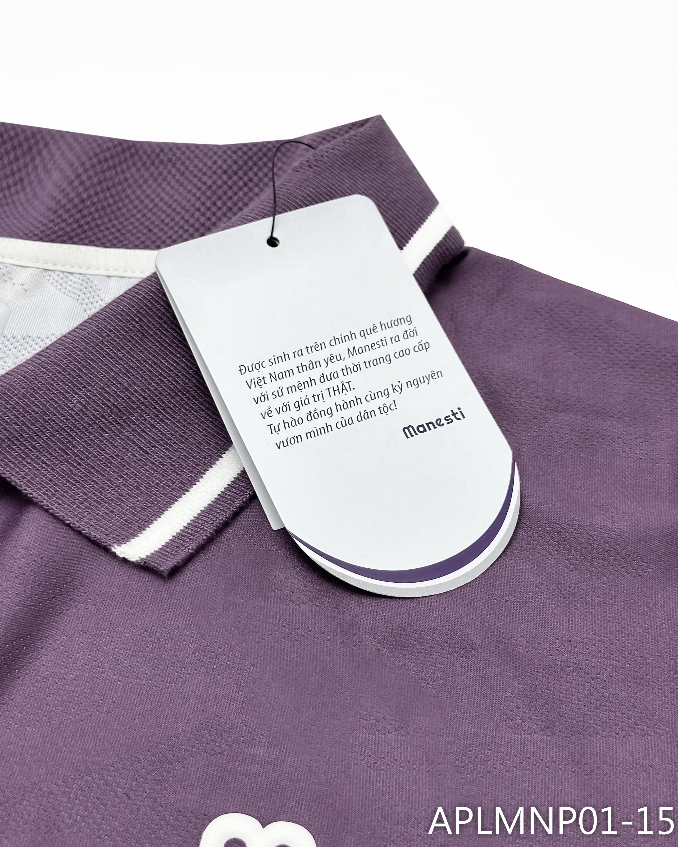 Áo polo thể thao nam phối màu chơi Picklebal/Tennis Manesti_thumbnail_29