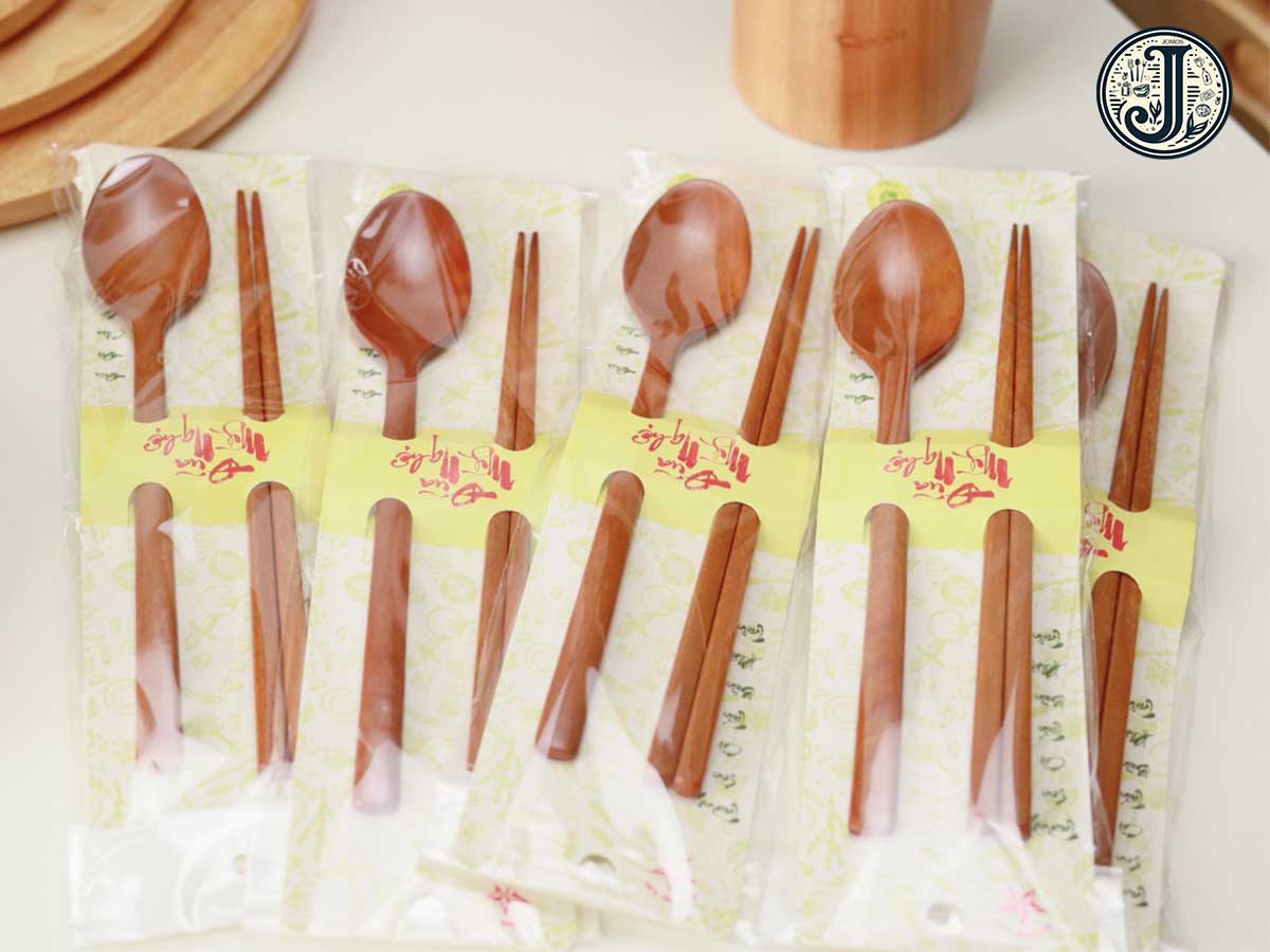 Bộ muỗng đũa gỗ J000114