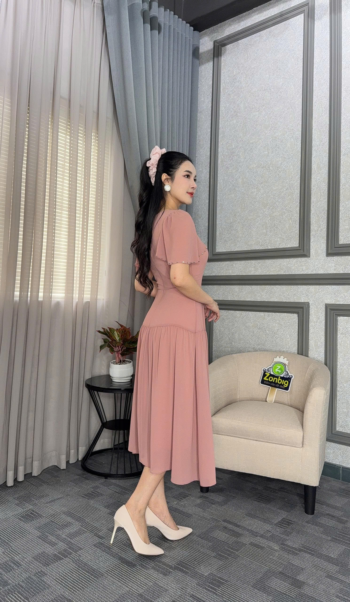 Đầm xòe - Y1982 - Thương hiệu Zonbig_thumbnail_2