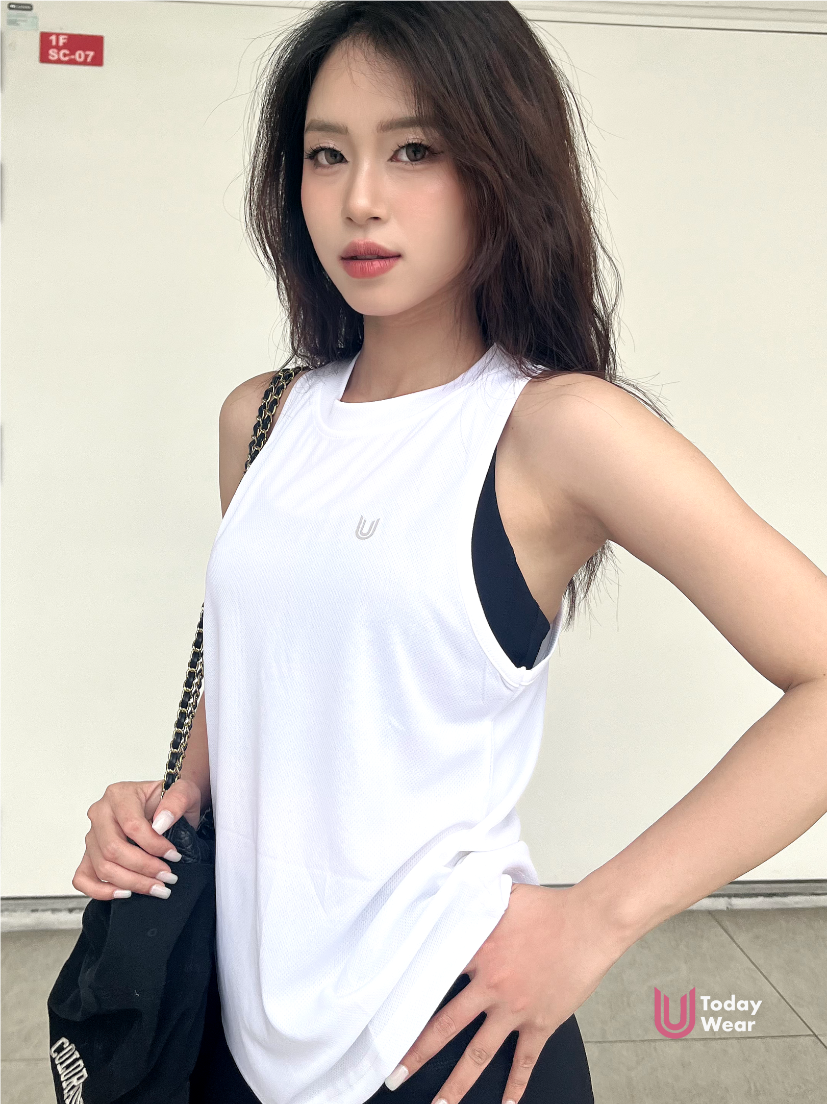 Áo thể thao Basic Tank Top ba lỗ nữ khoác ngoài_thumbnail_1