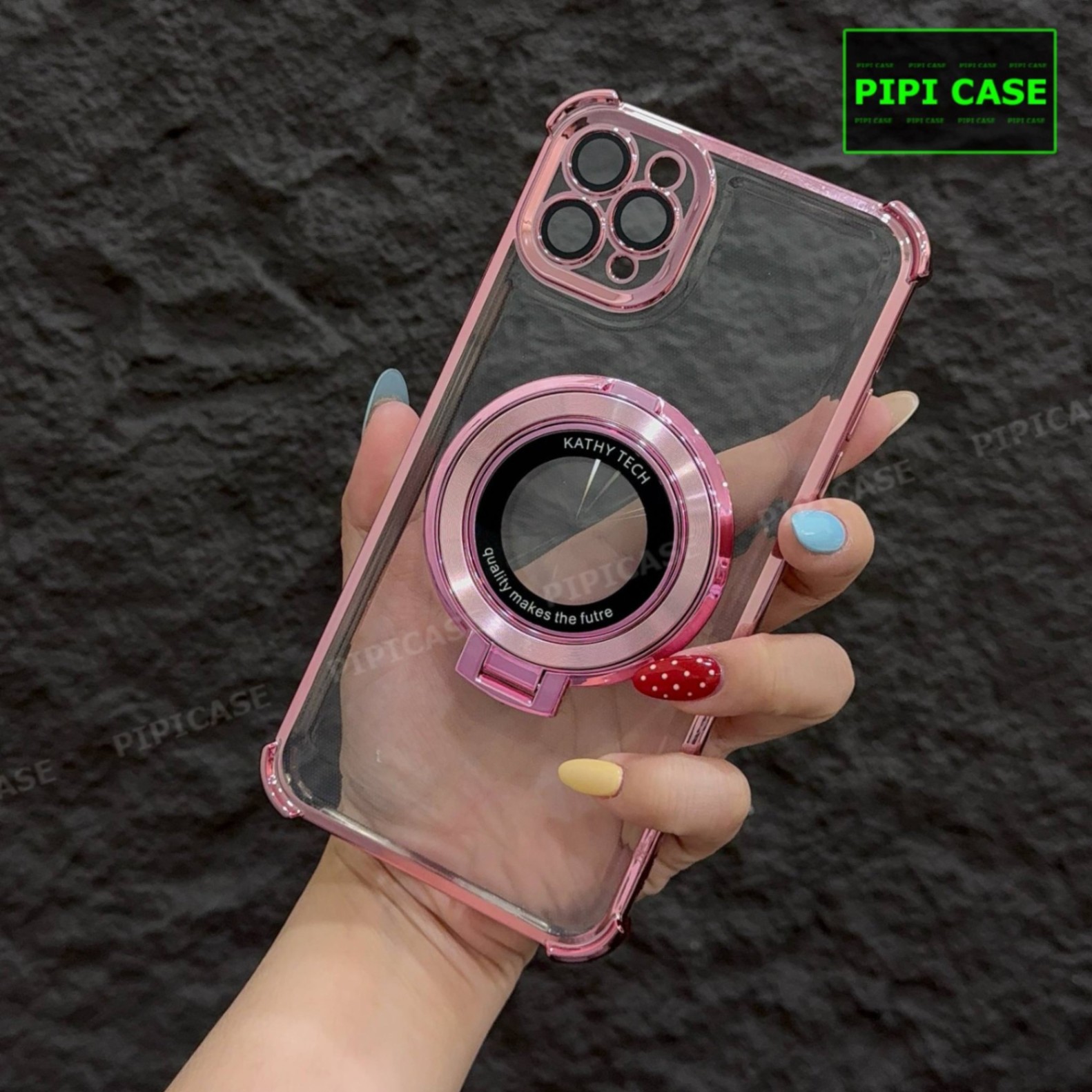 Ốp Lưng iPhone 11 Pro - Ven - Hồng