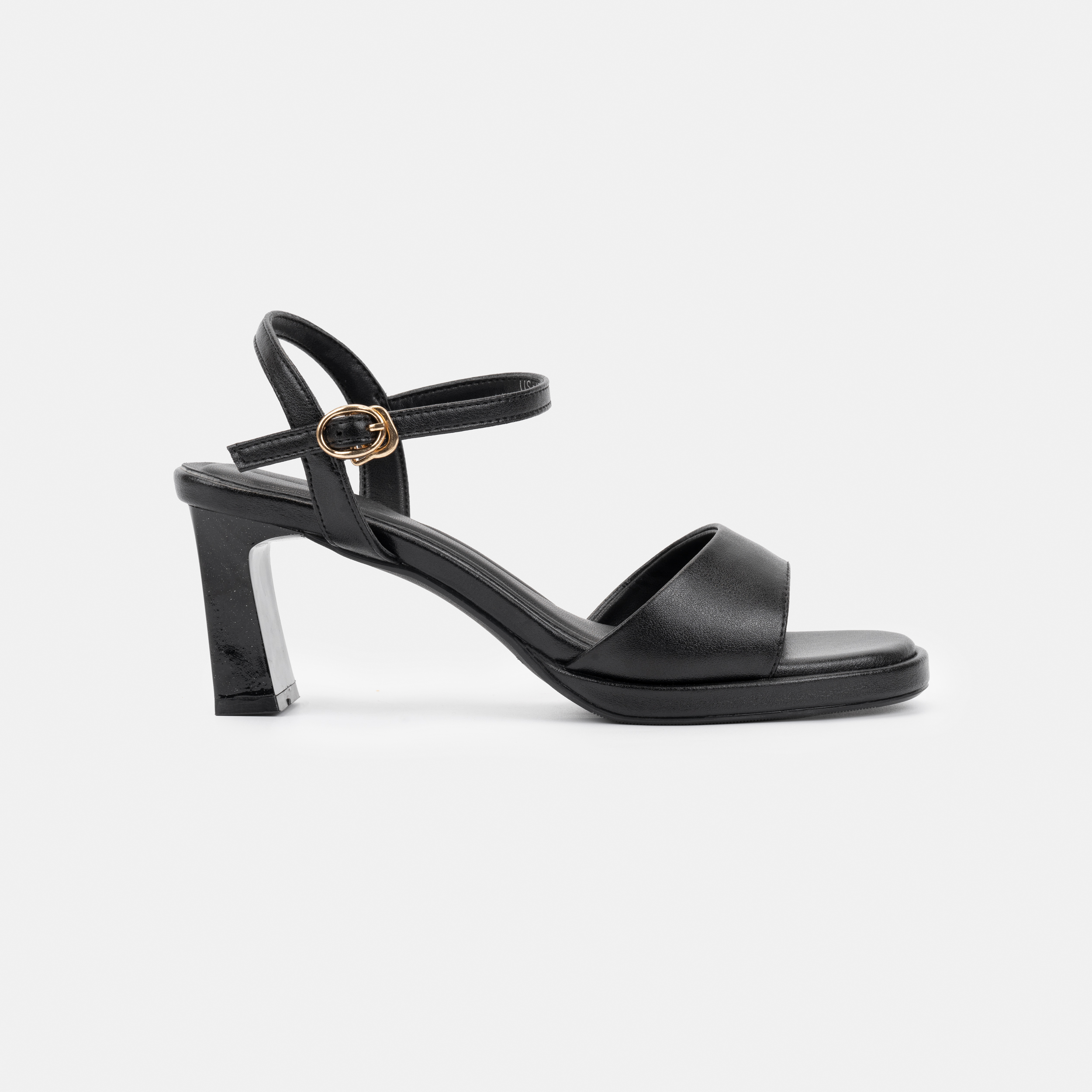 SD02 - Sandal nữ 6p gót trụ chống xước khoá cài quai lớn