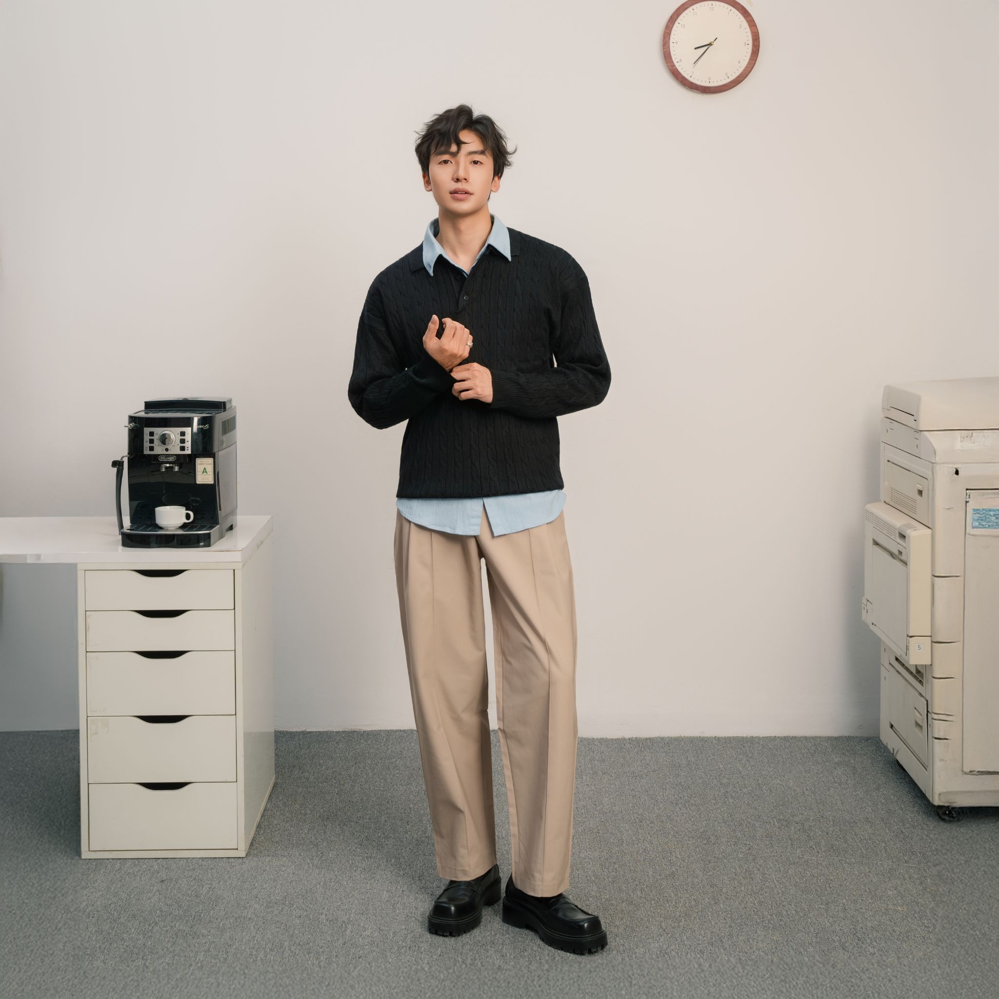 Quần Dài The Glide Utline Vải Kaki Form Straight_thumbnail_5