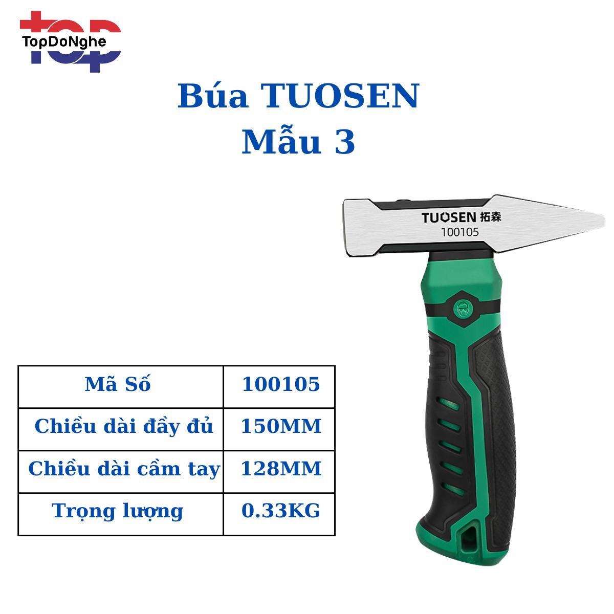 Búa lùn mini nhỏ gọn TUOSEN cầm tay đóng đinh nhổ đinh đúc nguyên 0,25kg_thumbnail_1