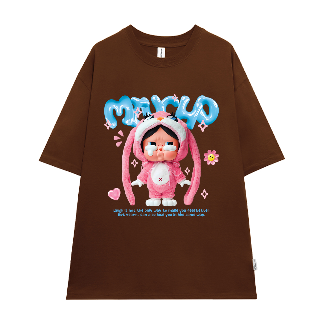 Áo thun CRY BABY nhiều màu ATD1335 Miucho form rộng vải cotton in mix_thumbnail_8