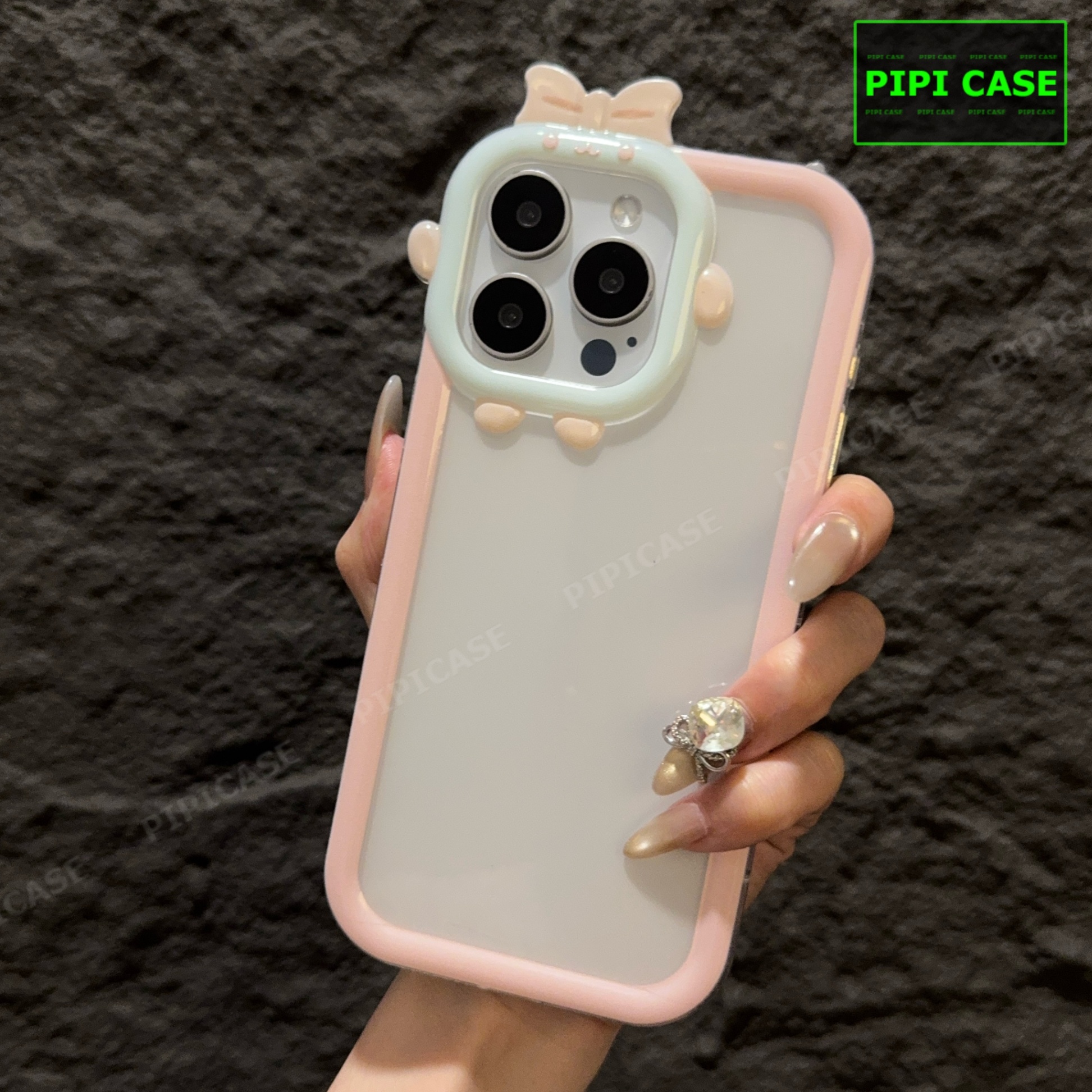 Ốp Lưng iPhone 13 Pro - Chic Cute - Hồng