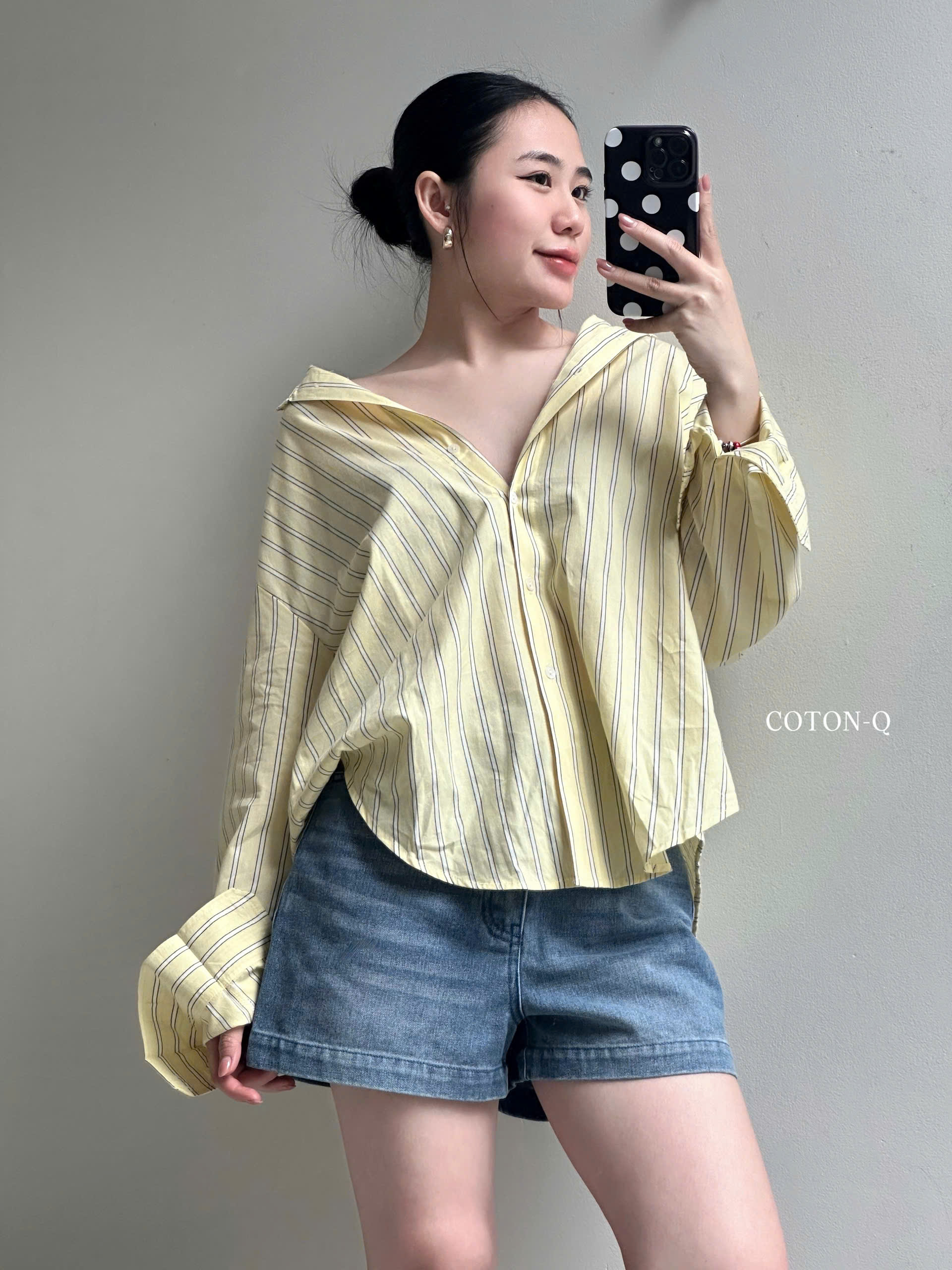 Quần đùi nữ Coton Q jean_thumbnail_11